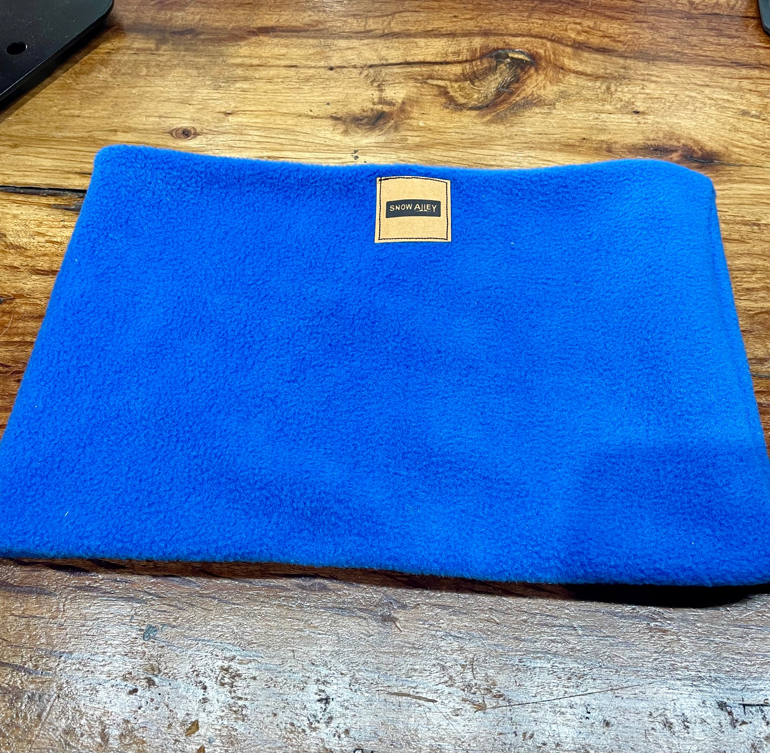 Neck Warmer Fleece- Handmade - Blues
