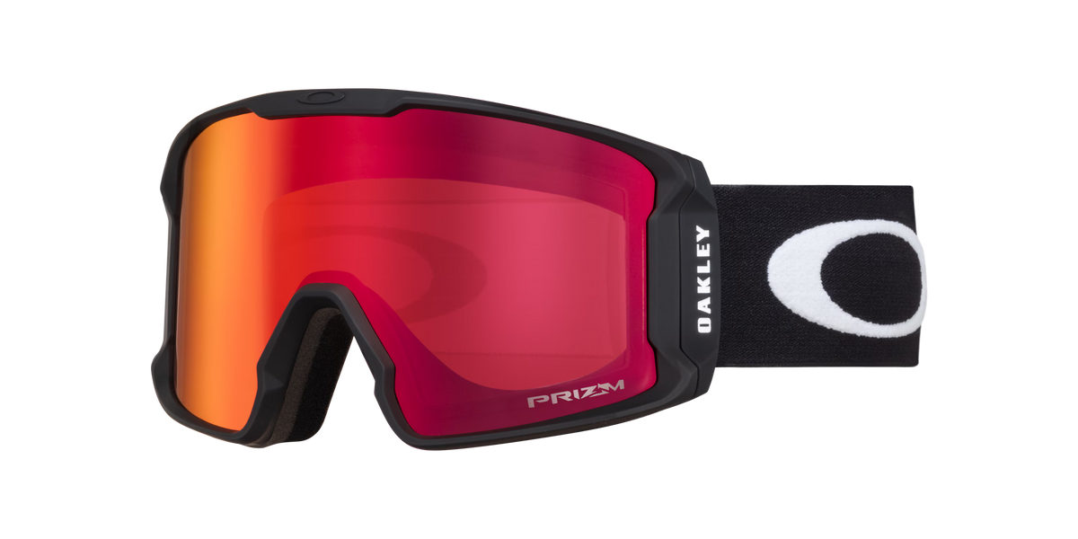 Oakley Line Miner™ Large Snow Goggles prizm snow torch iridium Lenses, matte black Strap