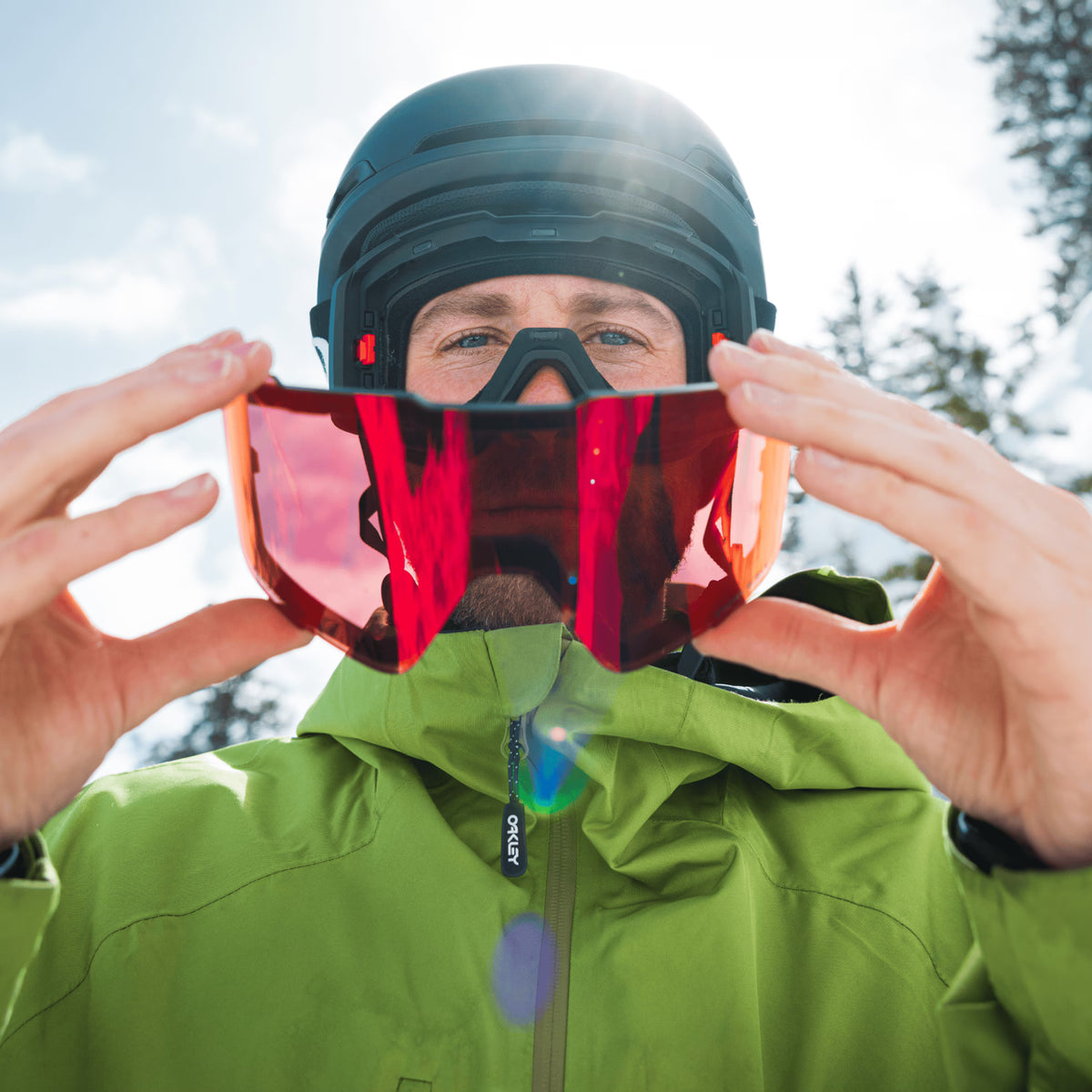 Oakley Line Miner™ Pro Large Snow Goggles W/ prizm snow sapphire iridium Lenses, matte black Strap