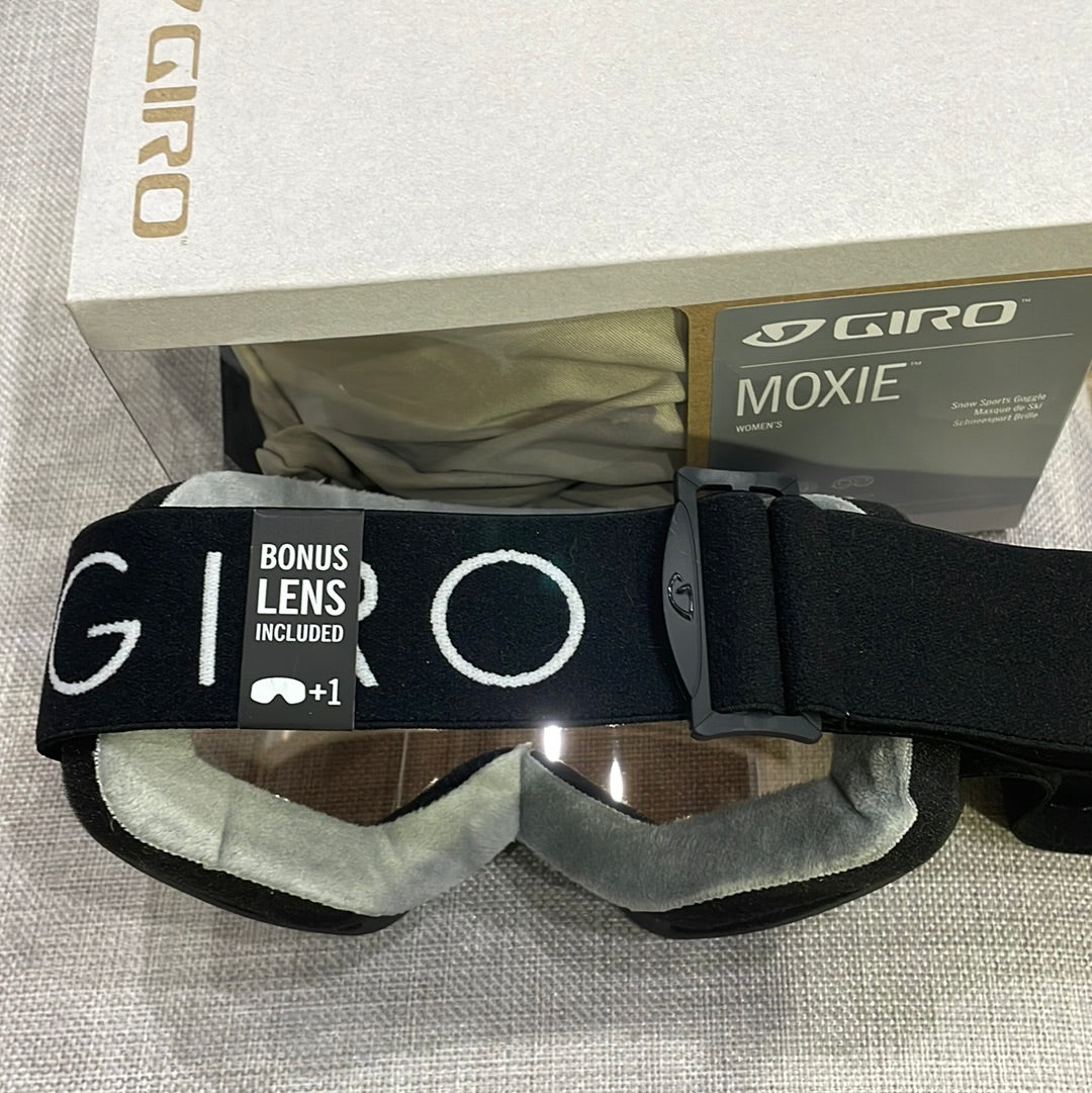 Snow Goggles MOXIE GIRO Black Core Light Amber Gold + Yellow (2X LENSE)