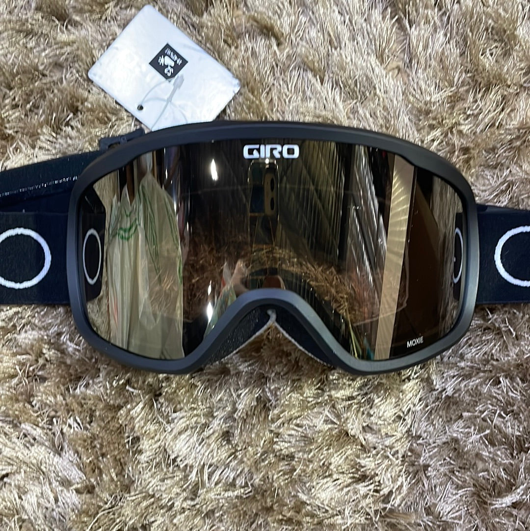 Snow Goggles MOXIE GIRO Black Core Light Amber Gold + Yellow (2X LENSE)