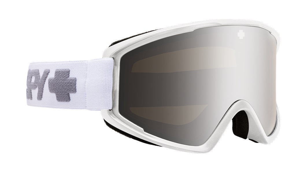 Snow Goggles SPY CRUSHER ELITE -Matte White -HD Bronze w/Silver Spectra Mirror