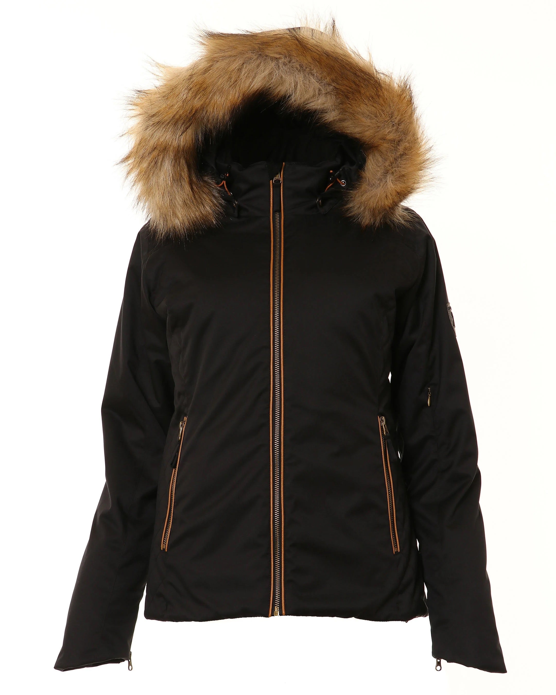Snow Ski Jacket XTM ST Moritz, Black Size 18