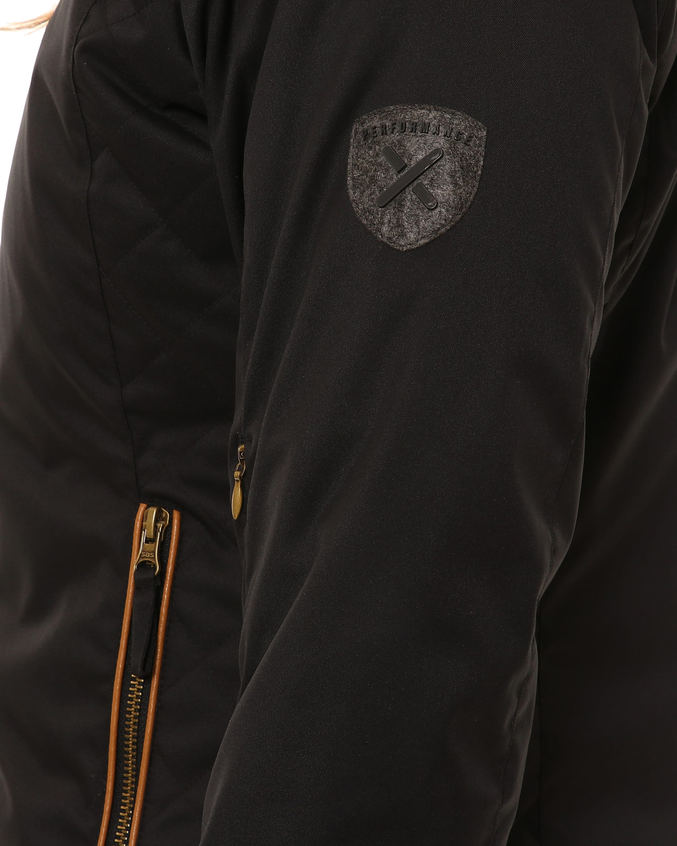 Snow Ski Jacket XTM ST Moritz, Black Size 18