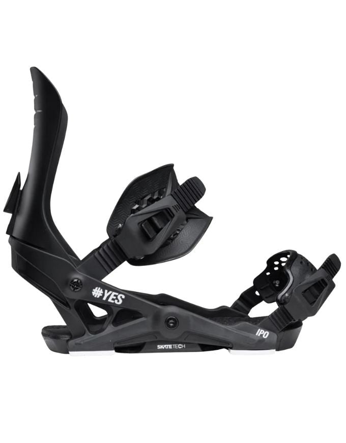 YES IPO Men's Snowboard Bindings - Pitch Black 2026