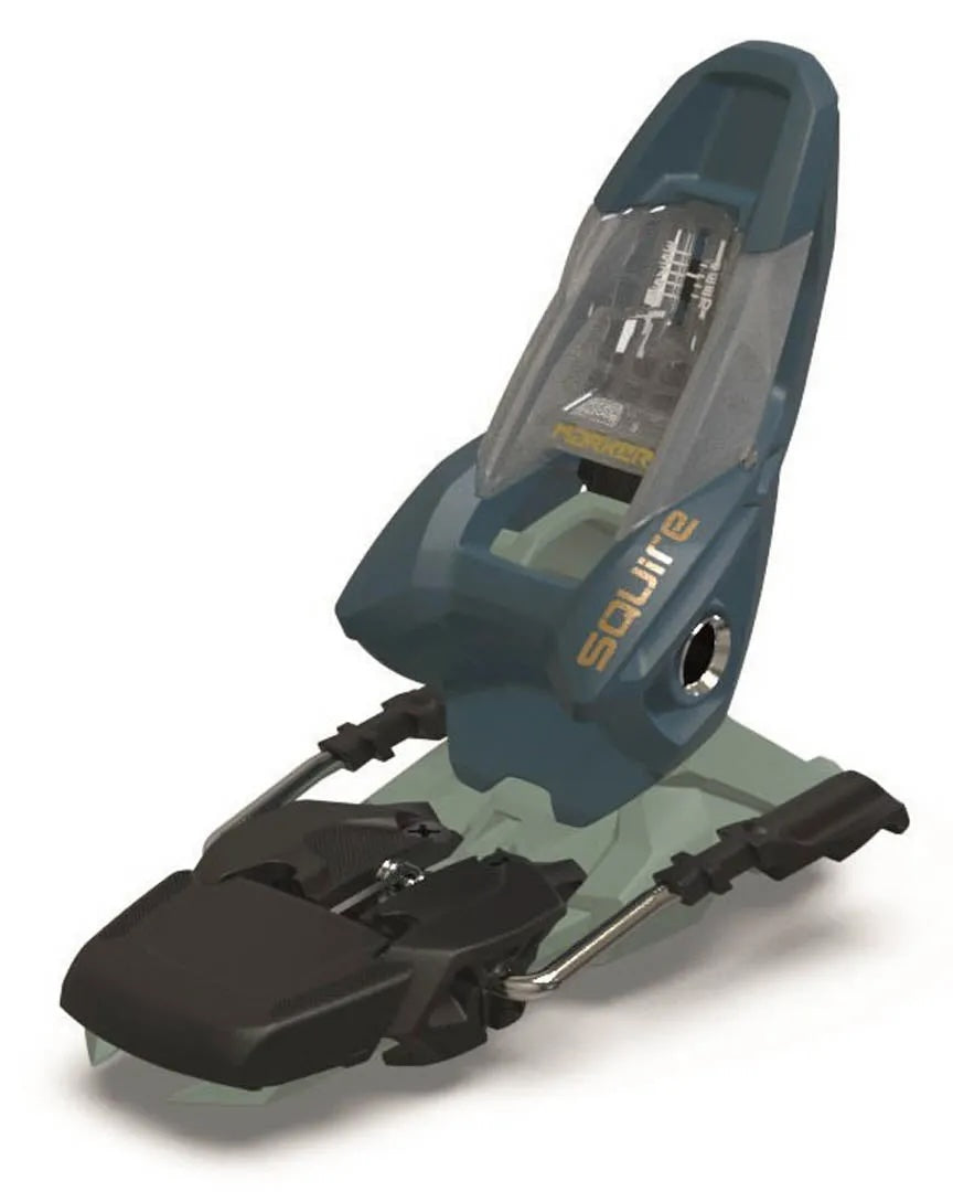 SKI Bindings MARKER SQUIRE 11, 90mm -Teal & Green