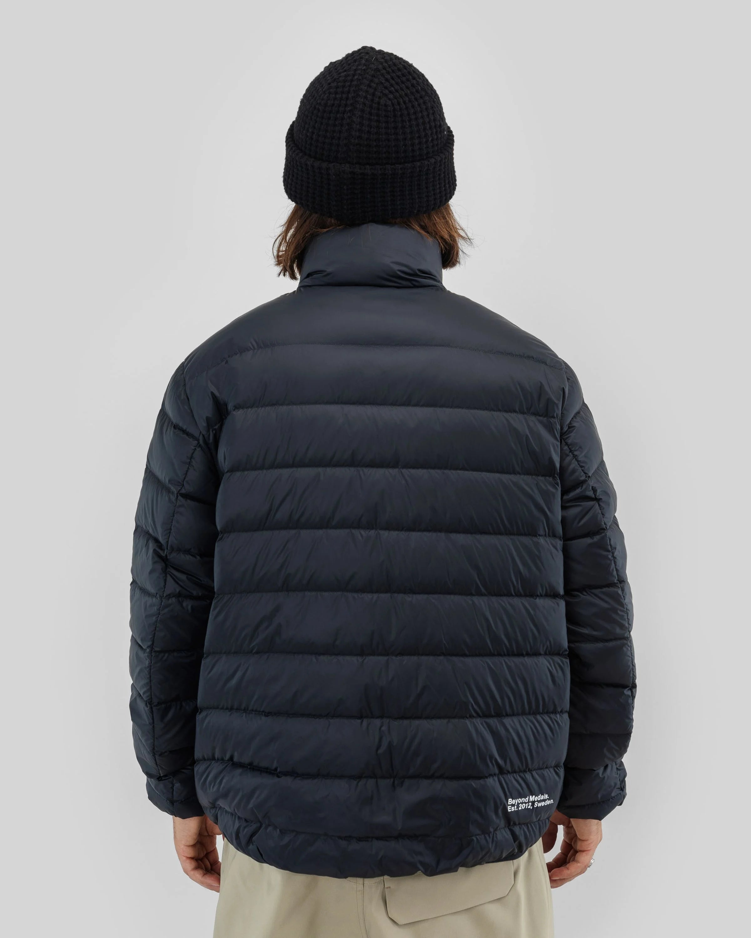 Beyond Medals Packable Down Jacket- Black
