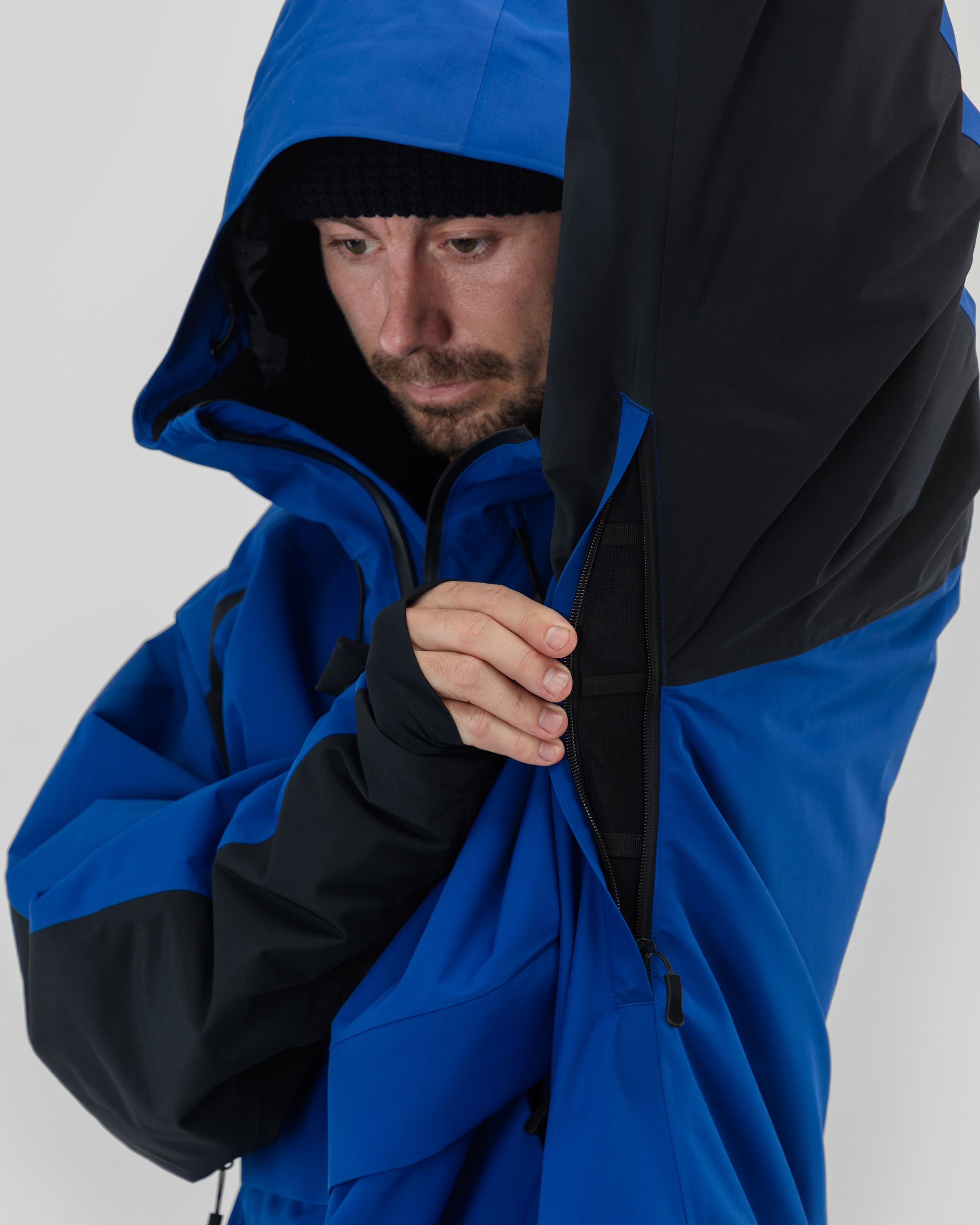 Beyond Medals Retro Anorak 2L- Blue