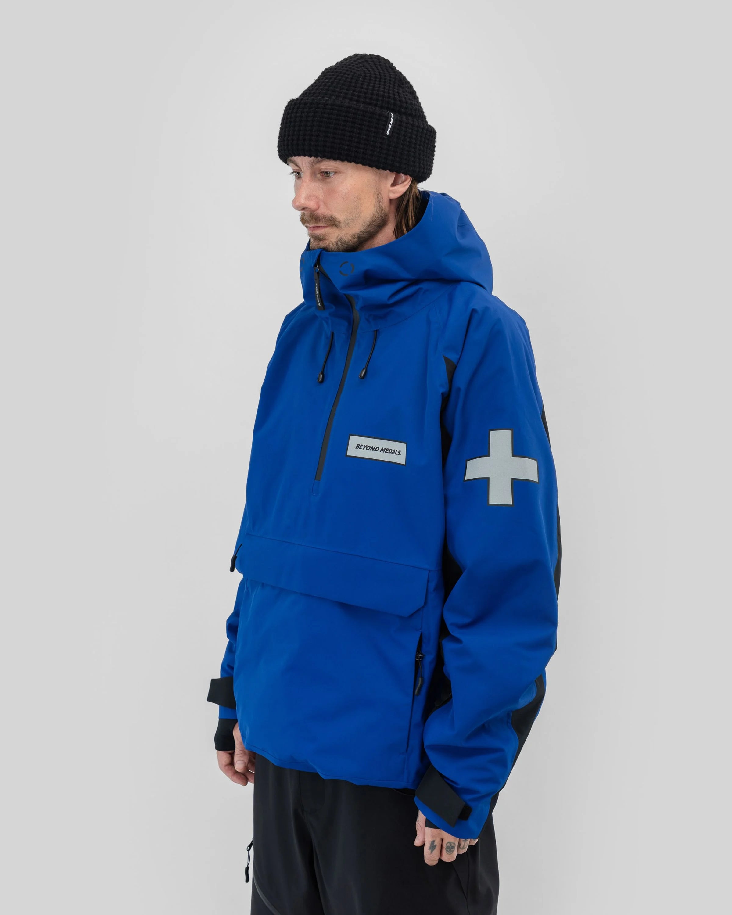 Beyond Medals Retro Anorak 2L- Blue