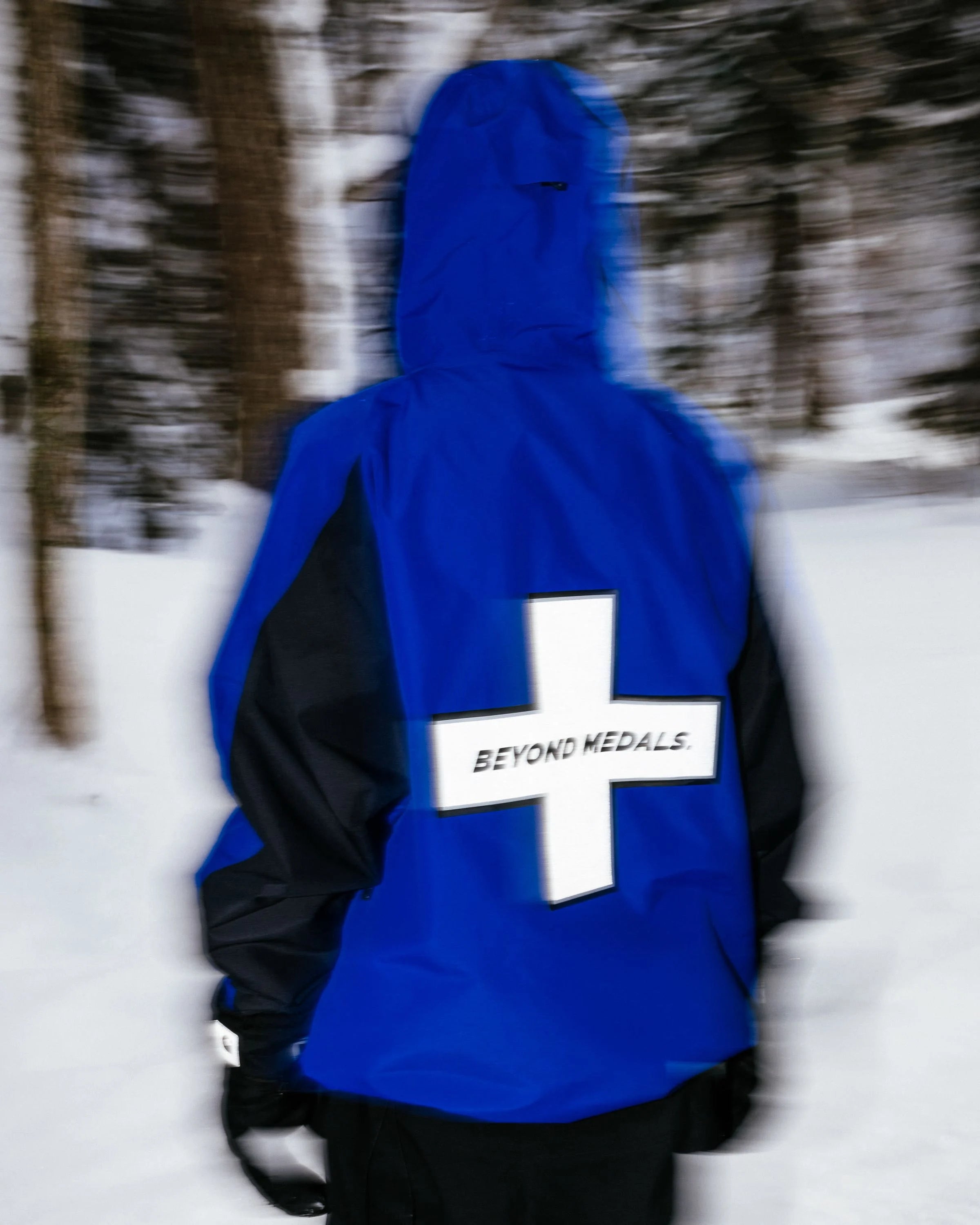 Beyond Medals Retro Anorak 2L- Blue