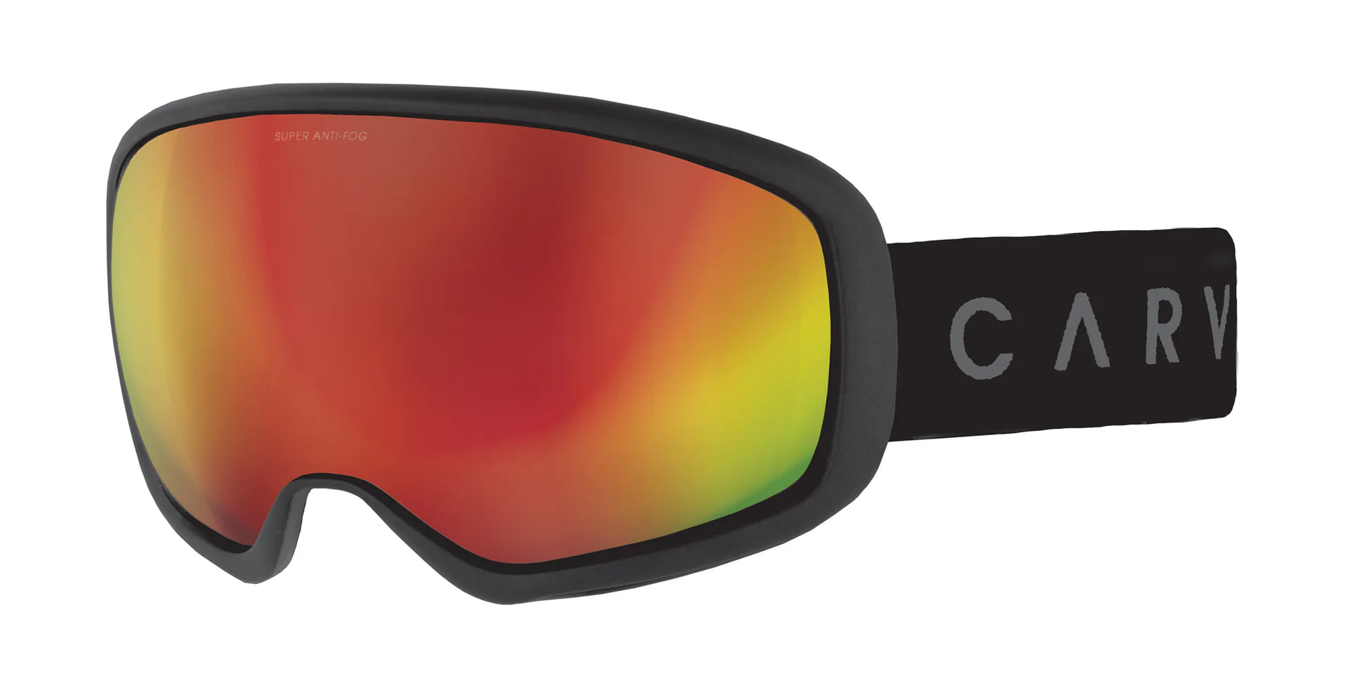 Snow Goggles Carve FIRST TRACKS Black /Orange Mirror- Med
