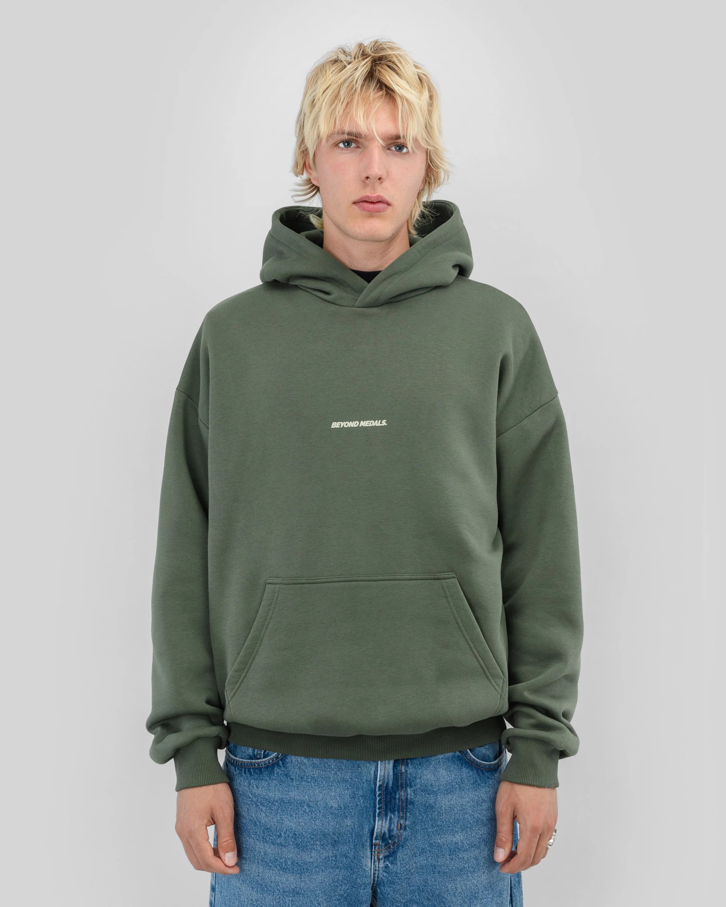 Beyond Medals Logo Hoodie- Green
