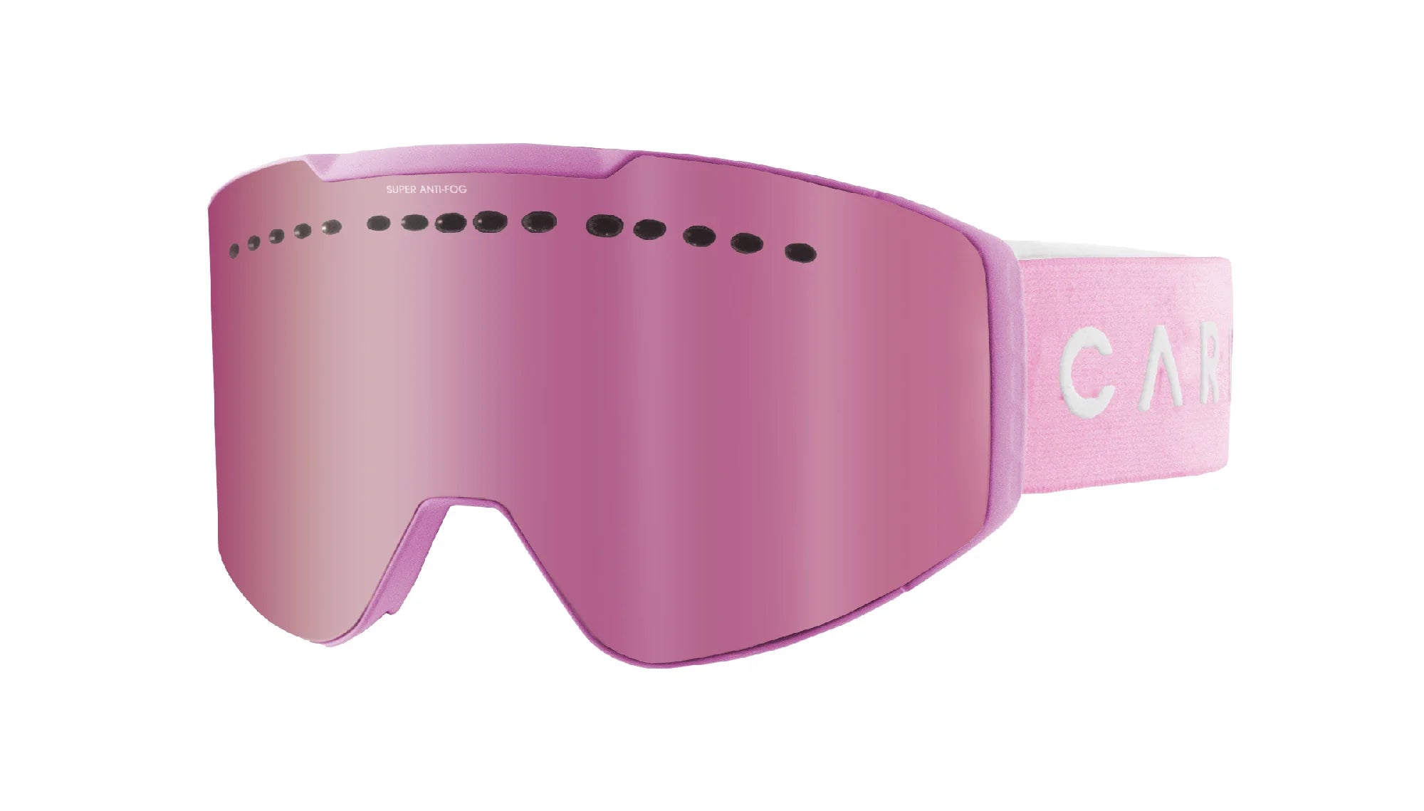 Snow Goggles Carve WHITEOUT - Pink/ rose pink mirror