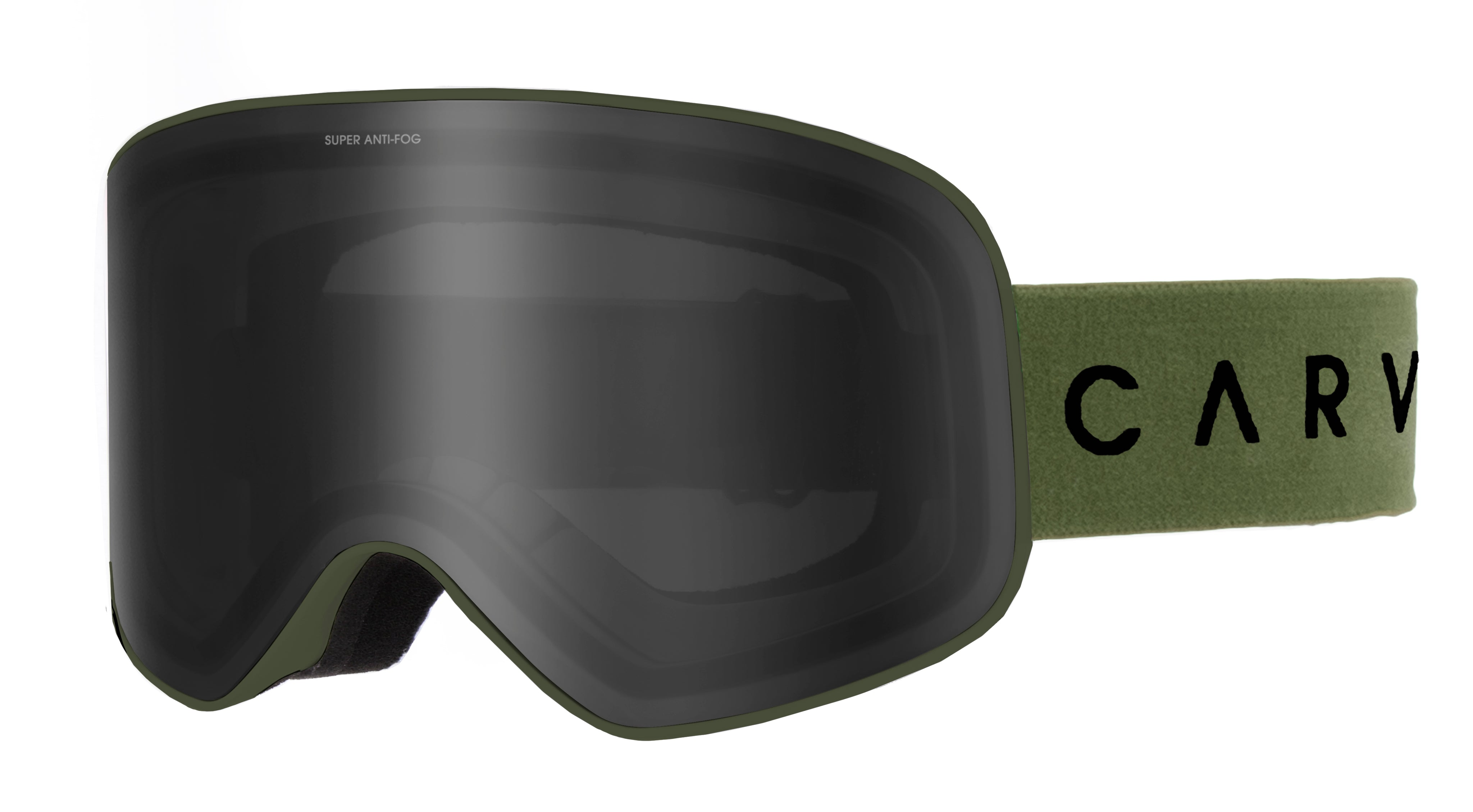 Snow Goggles Carve FROTHER Olive /Grey Mirror -Med