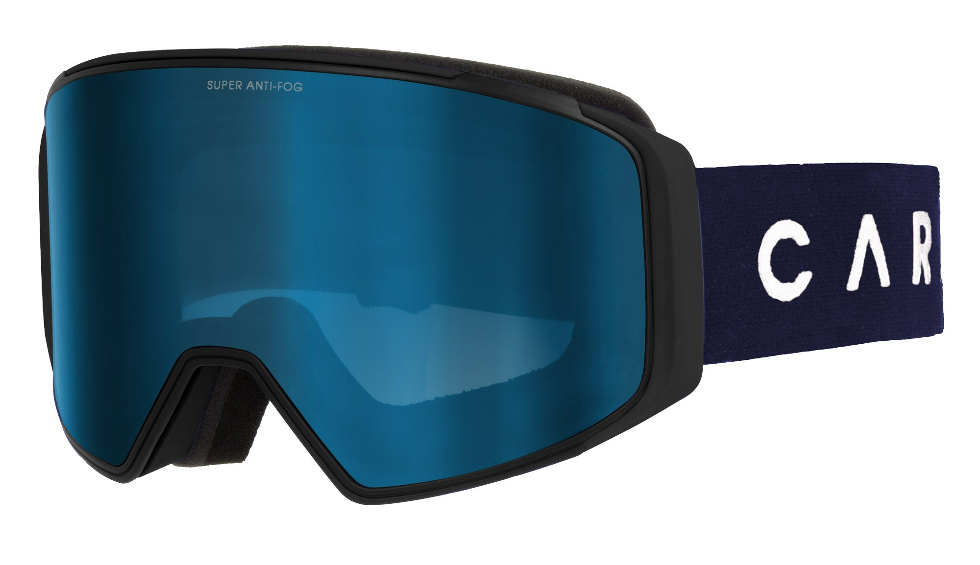 Snow Goggles Carve SUMMIT 2.0 Matt Navy with Cyan Mirror/ Yellow Lens -Med ( 2 x lenses)