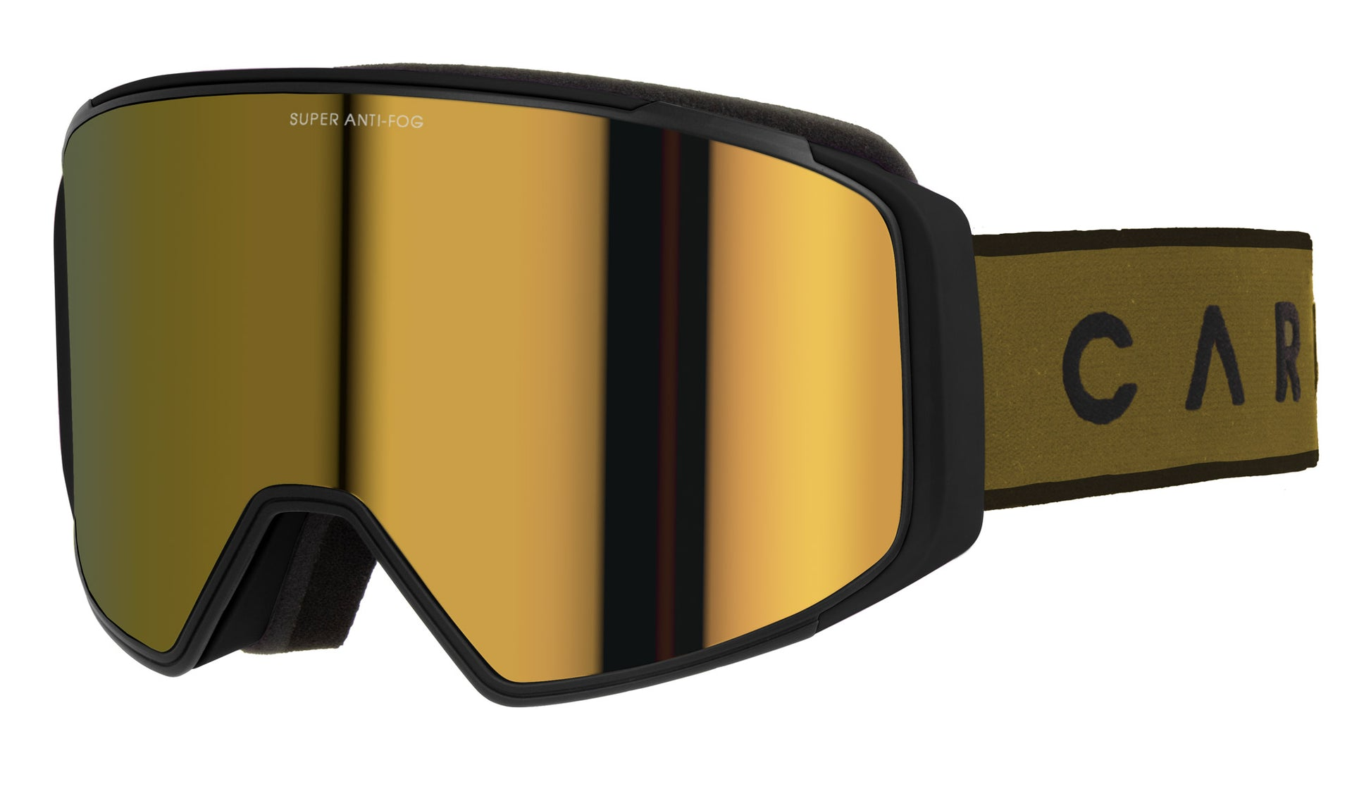 Snow Goggles Carve SUMMIT 2.0 Black Grey with Gold Mirror -Med ( 2 x lenses)