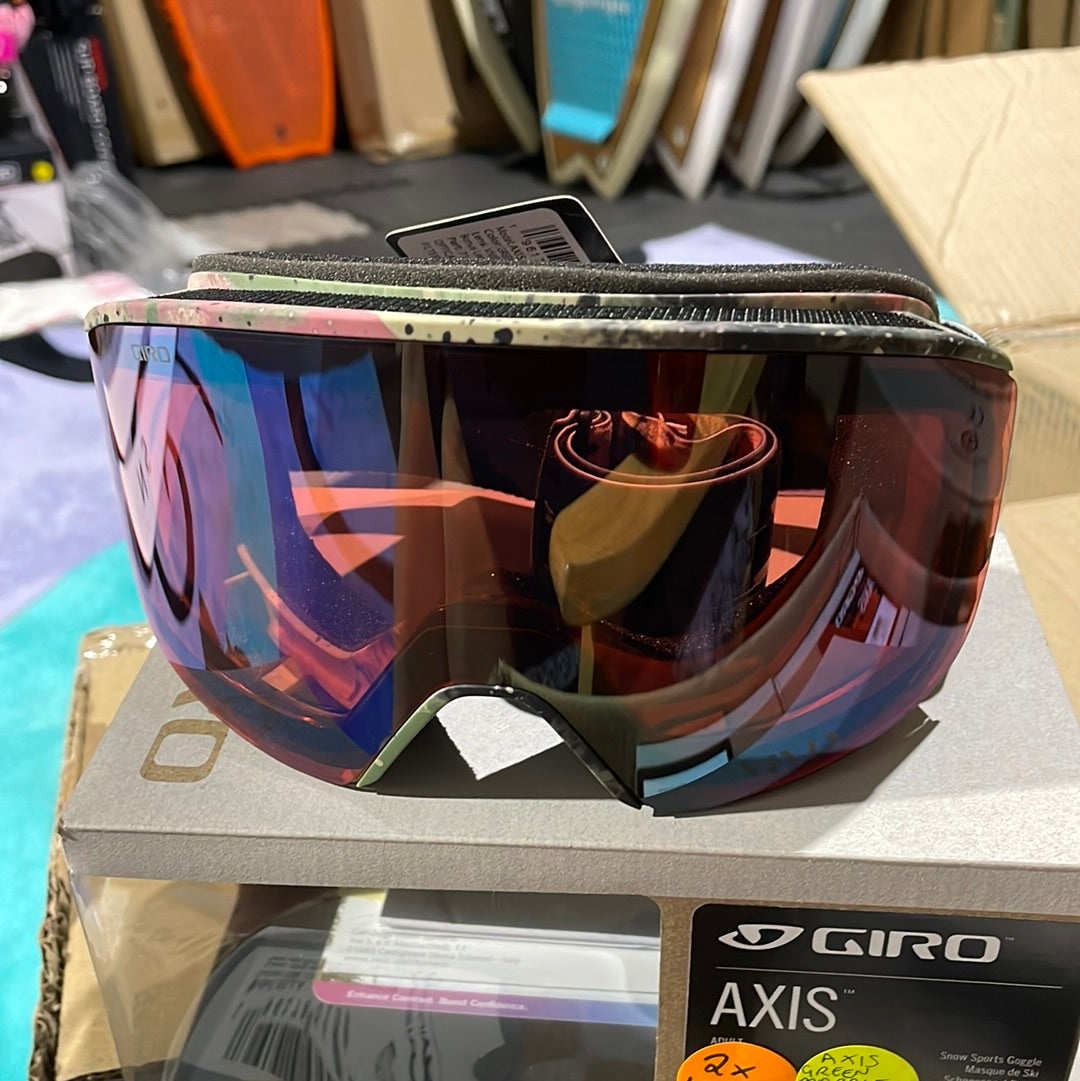 Snow Goggles AXIS GIRO Green Marble, Vivid Petrol/ Vivid Infrared ( 2 x lenses)