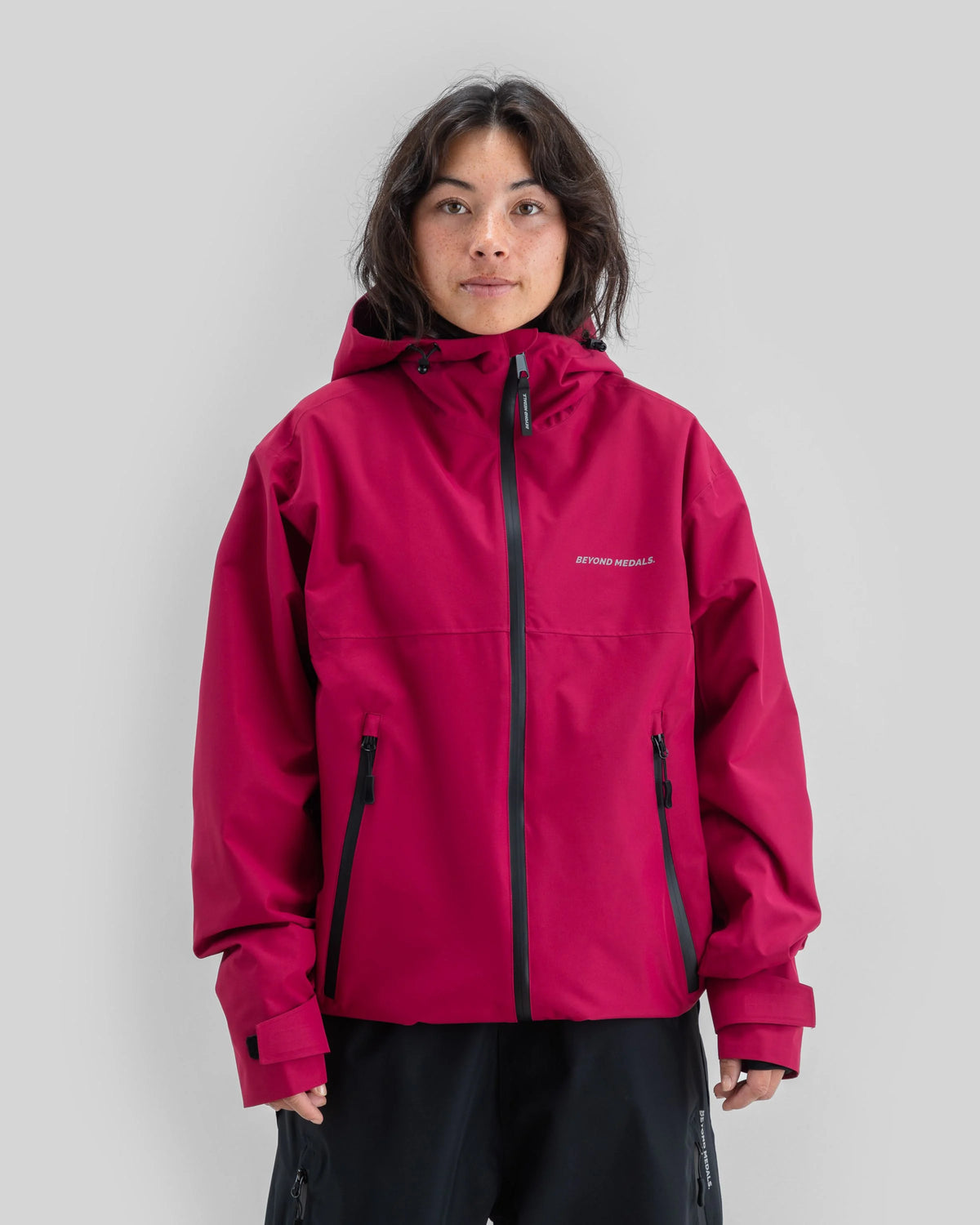 Beyond Medals Unisex Park Jacket - Raspberry