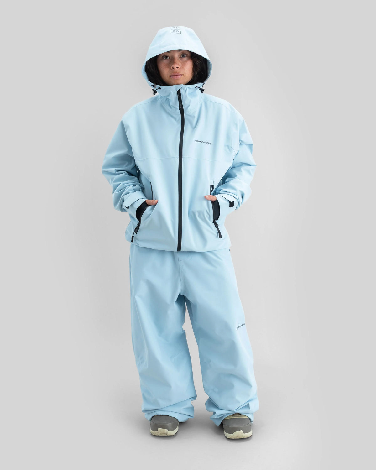 Beyond Medals Unisex Park Jacket - Light Blue