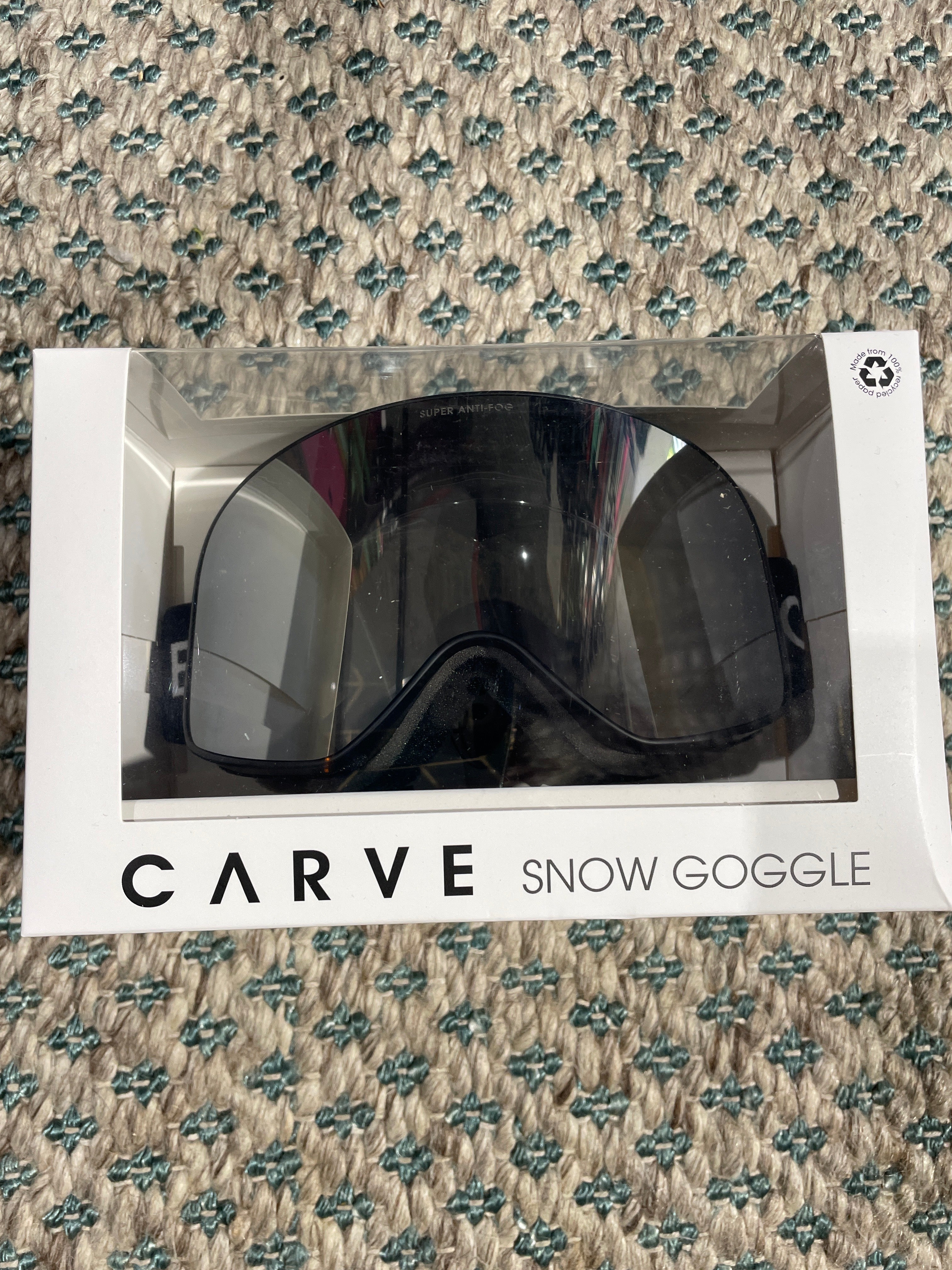 Snow Goggles Carve FROTHERS Black/ Mirror -Small