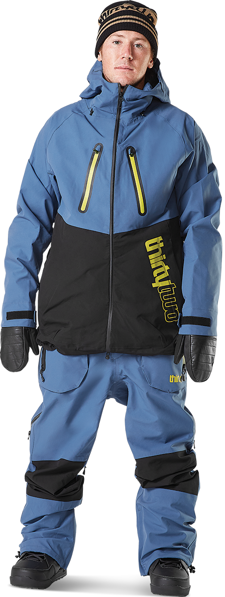 Snow Jacket THIRTYTWO TM Mens Jacket - Blue & Black