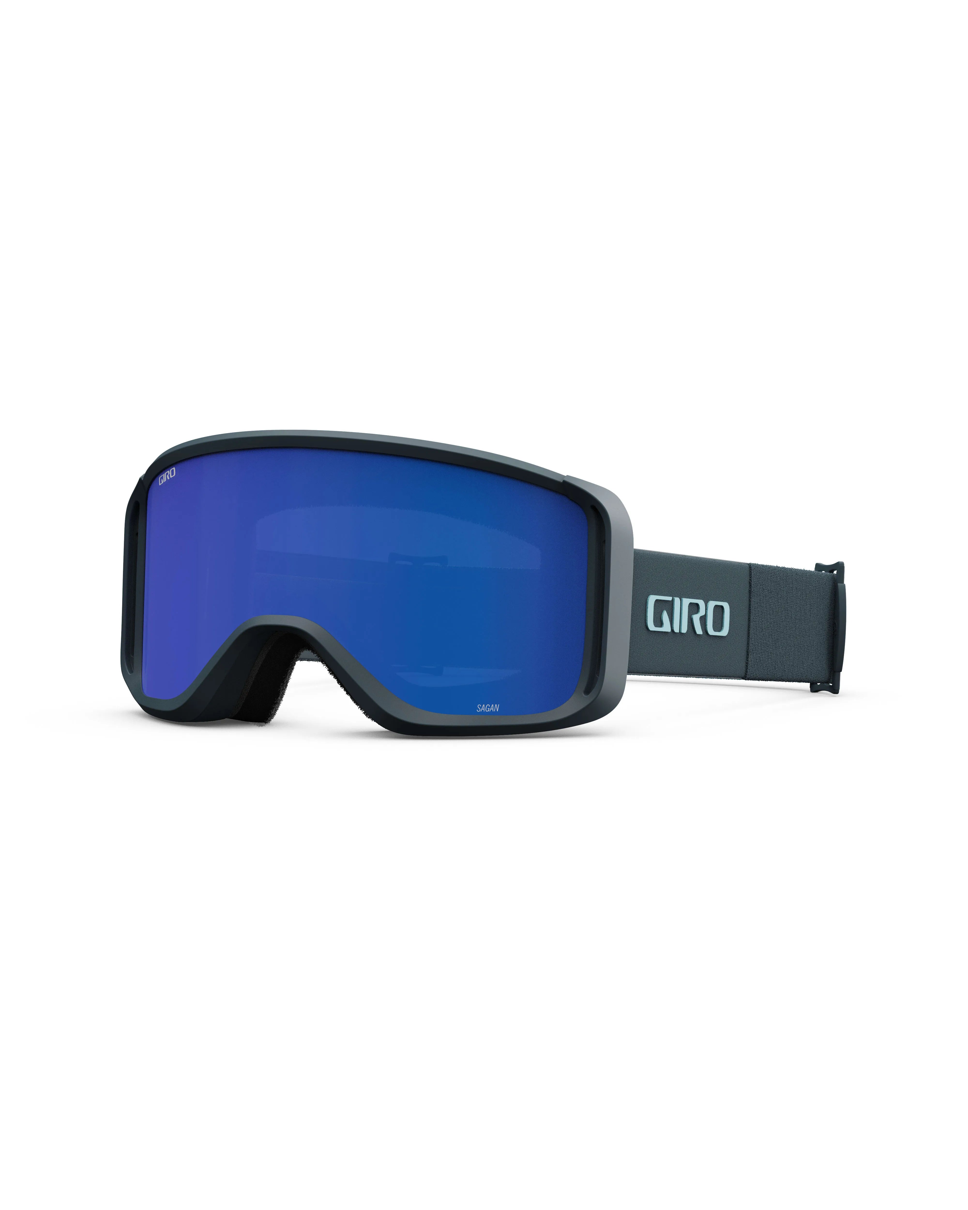 Snow Goggles SAGEN GIRO Dark Shark Thirds / Grey Colbalt + Yellow Lenses