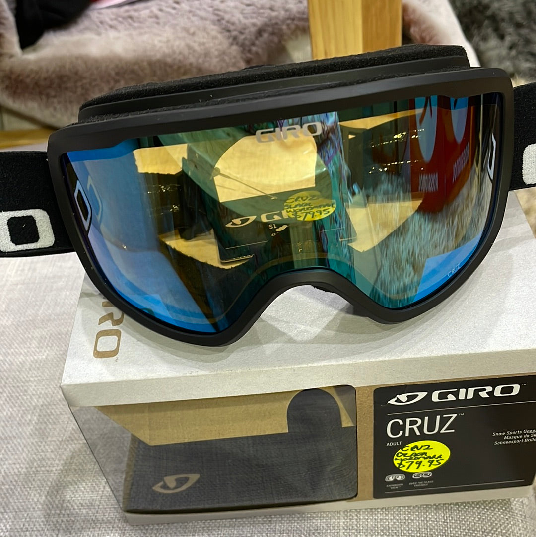 Snow Goggles CRUZ GIRO Black Wordmark/ Yellow Boost