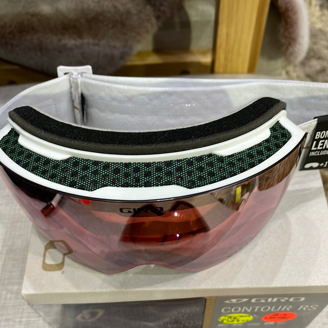 Snow Goggles CONTOUR RS White Craze / Vivid Rose + Infrared ( 2 x lenses)