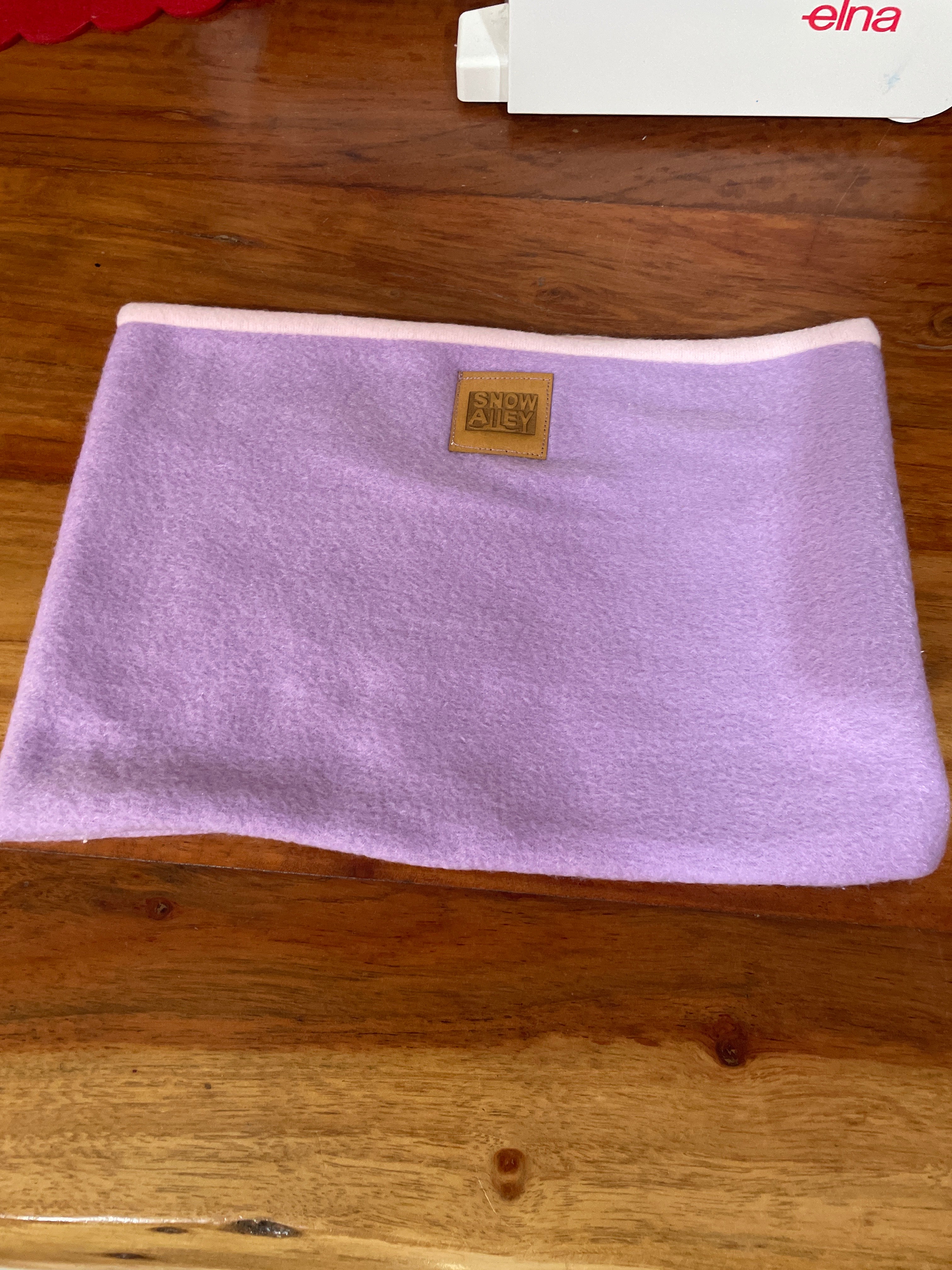 Neck Warmer Fleece- handmade, lavenders or purples