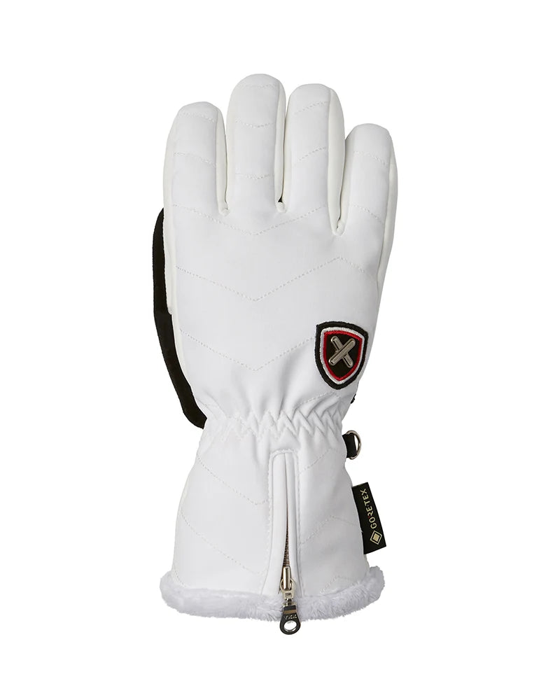 Snow Glove Lotte Leather Ladies Glove- Black or White