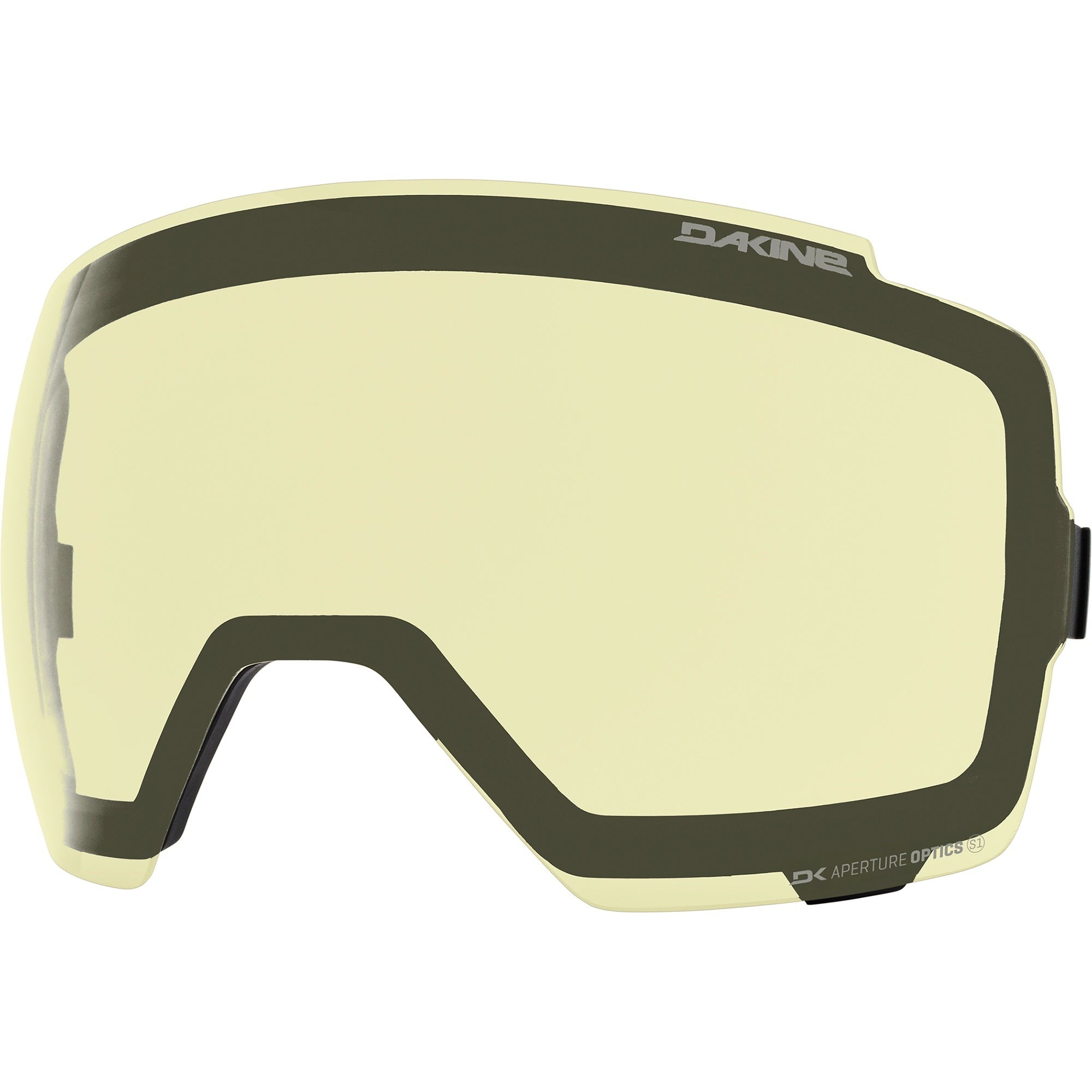 Snow Dakine Domain Snow Goggle Plus Low Bridge- Black/Black/Plus Storm Yellow
