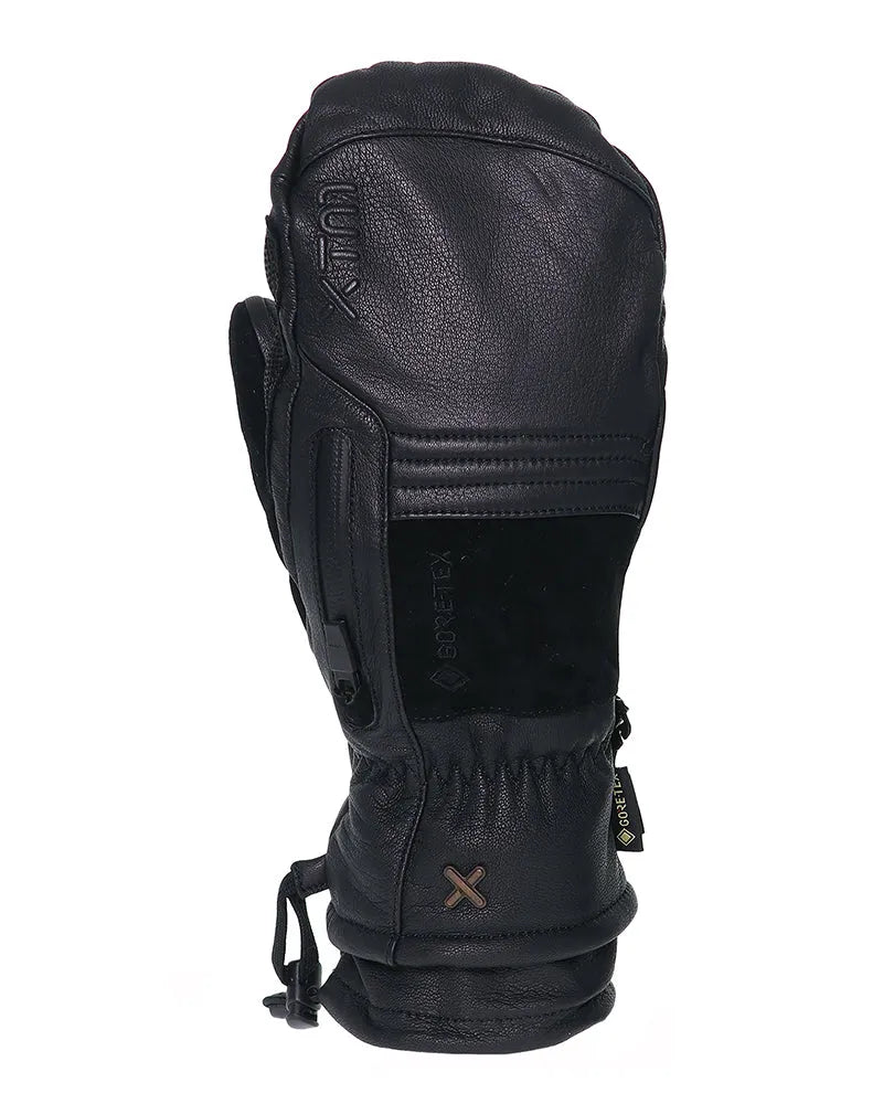 Snow Glove XTM Everest Leather & GORE-TEX® Snow Mitt- Black