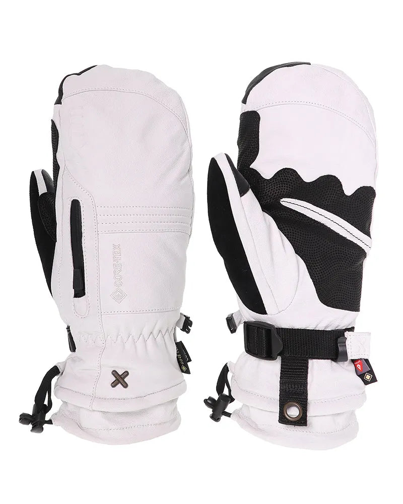 Snow Glove XTM Everest Leather & GORE-TEX® Snow Mitt- White