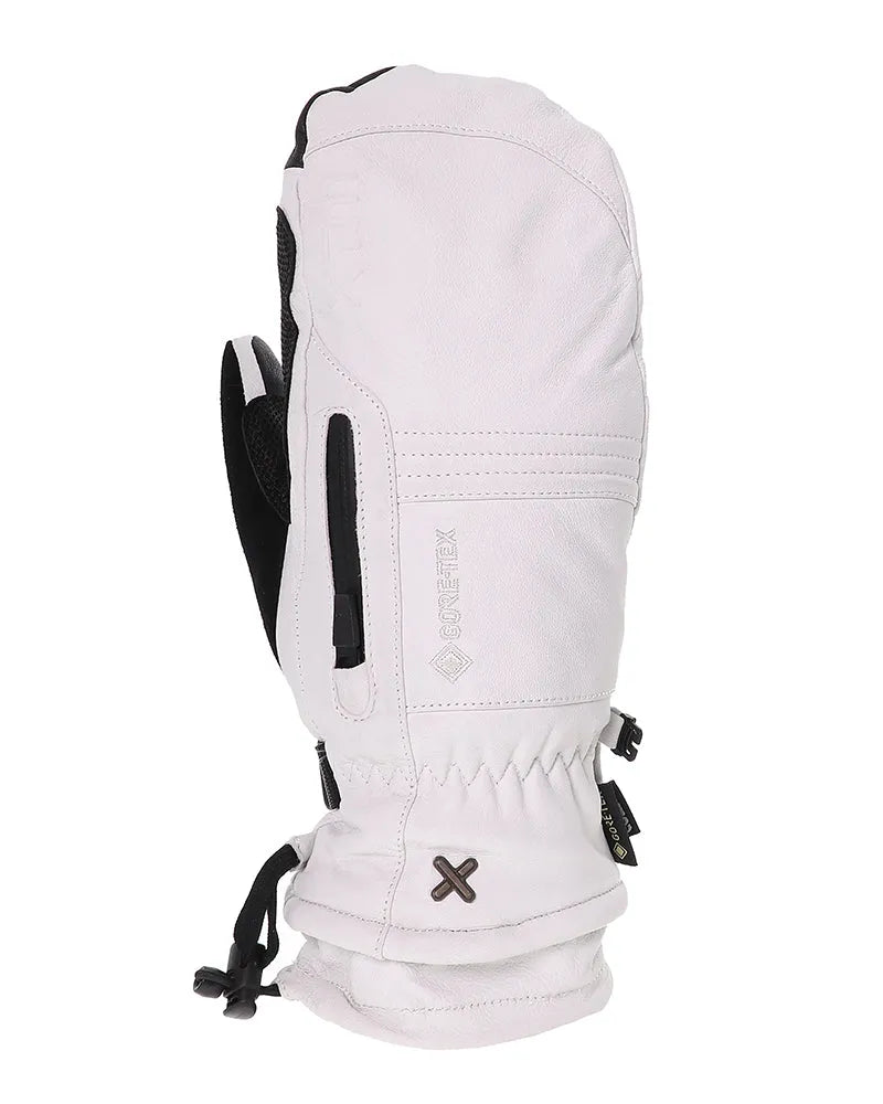 Snow Glove XTM Everest Leather & GORE-TEX® Snow Mitt- White