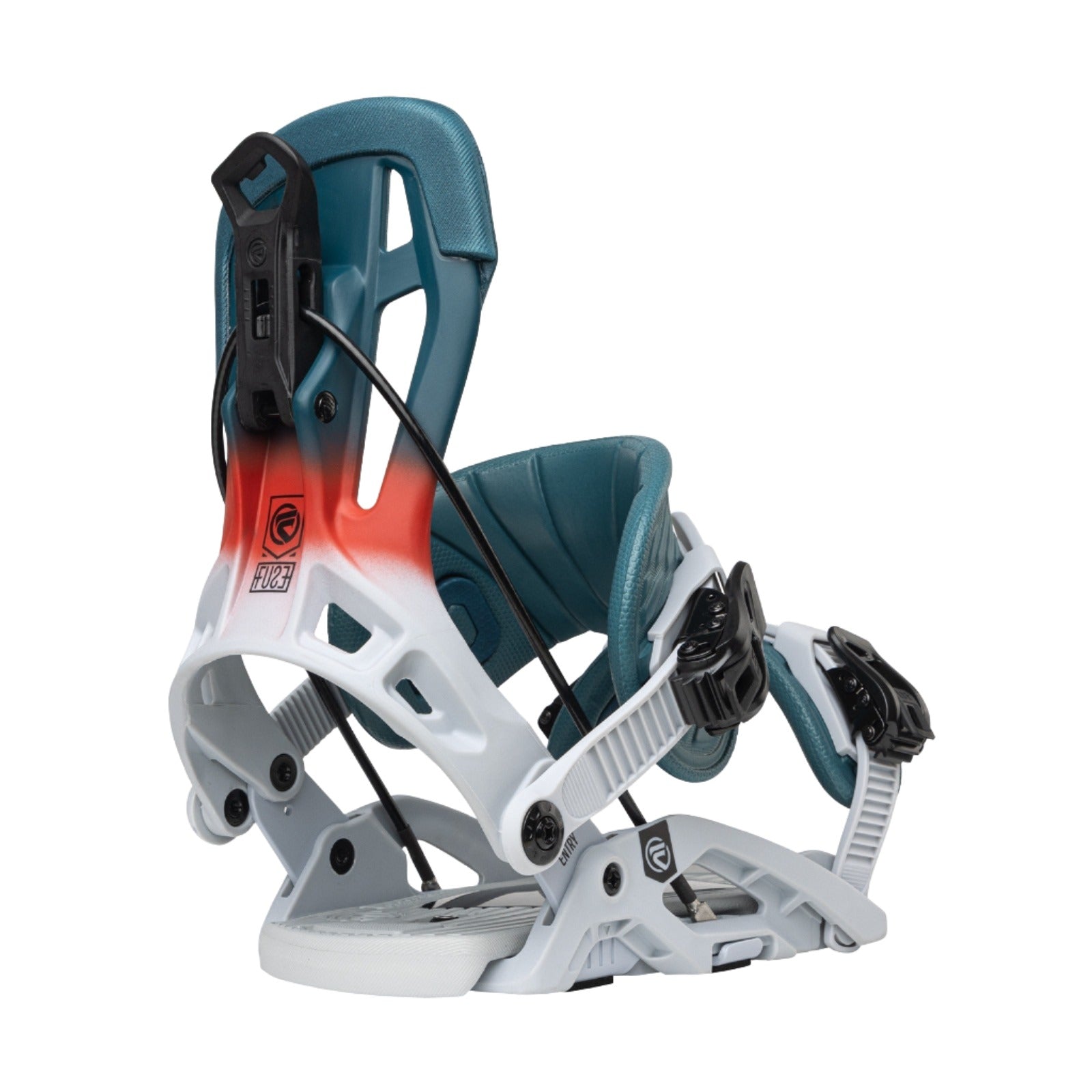 Snowboard Bindings FLOW FUSION FUSE- Grey