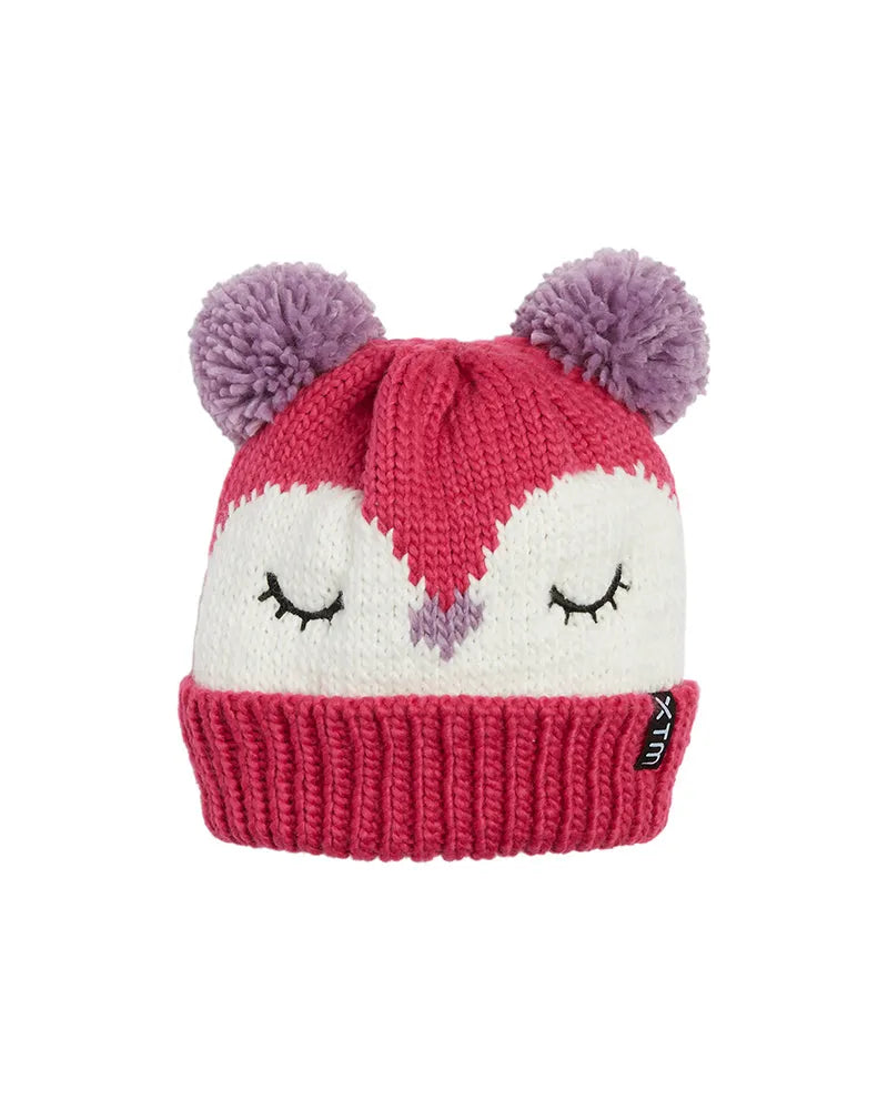 XTM Snow Jumble Kids Animal Knitted Beanie- FOX