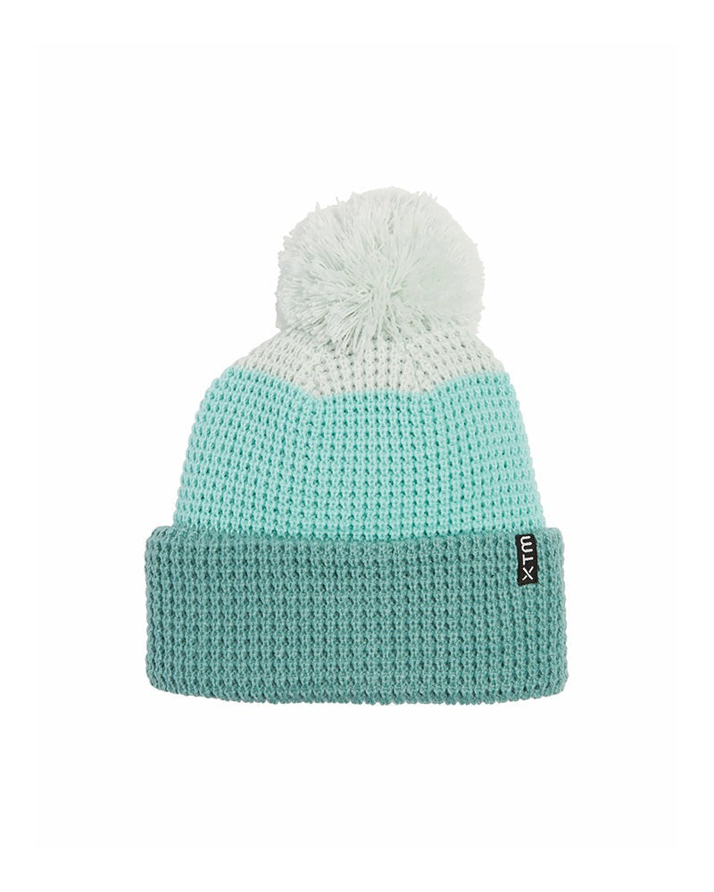 XTM Trifle Kids Pom Pom Knitted Beanie-Turquoise