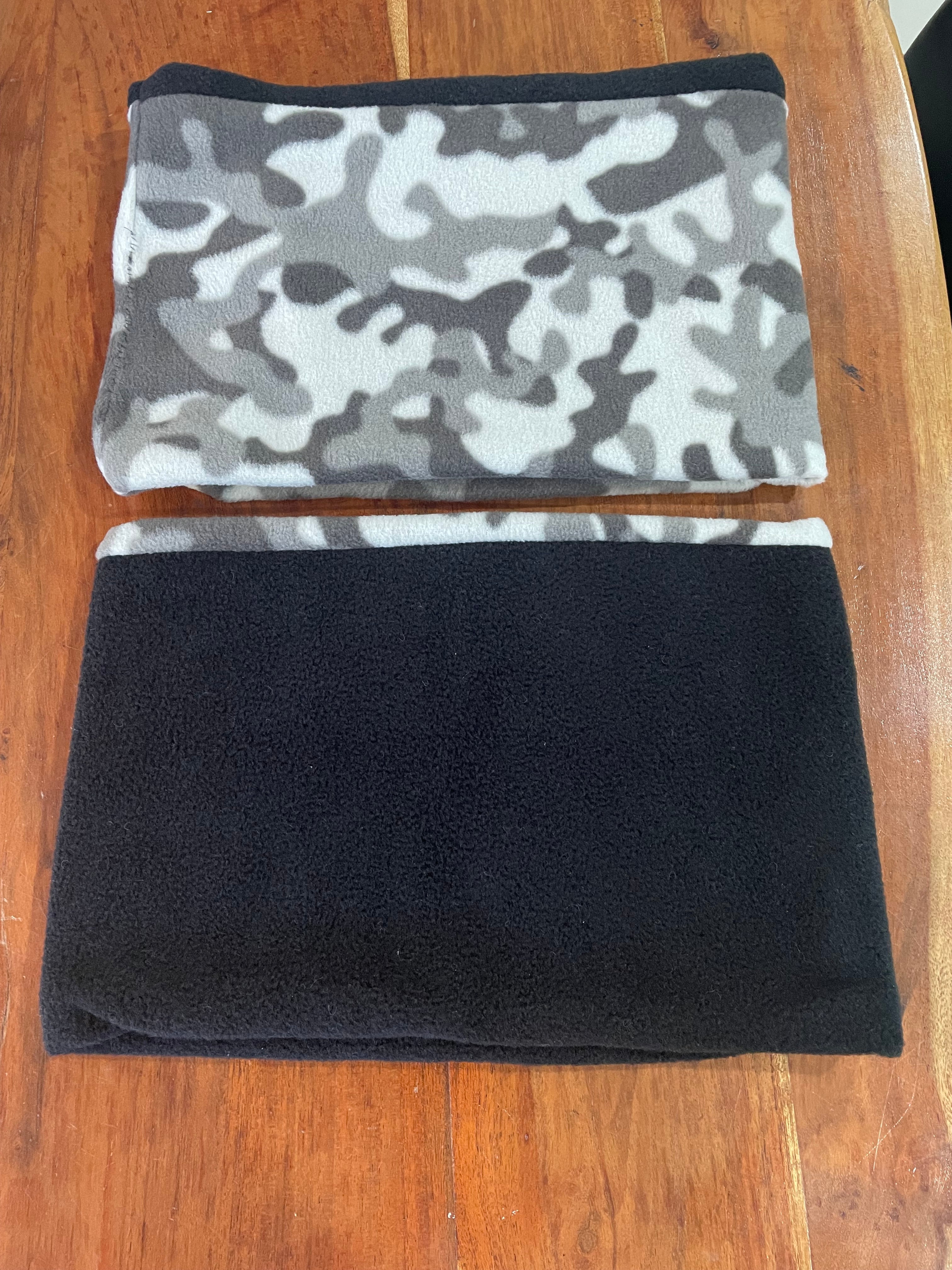 Neck Warmer Fleece- Handmade - Camouflage