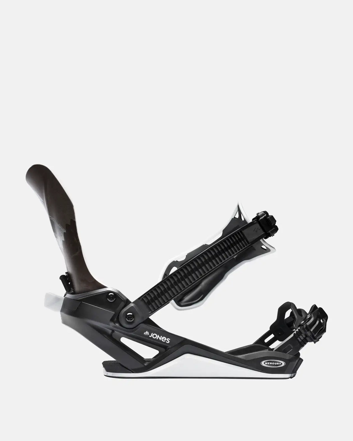 JONES Mercury FASE® Snowboard Binding- Mountain- Black Silver