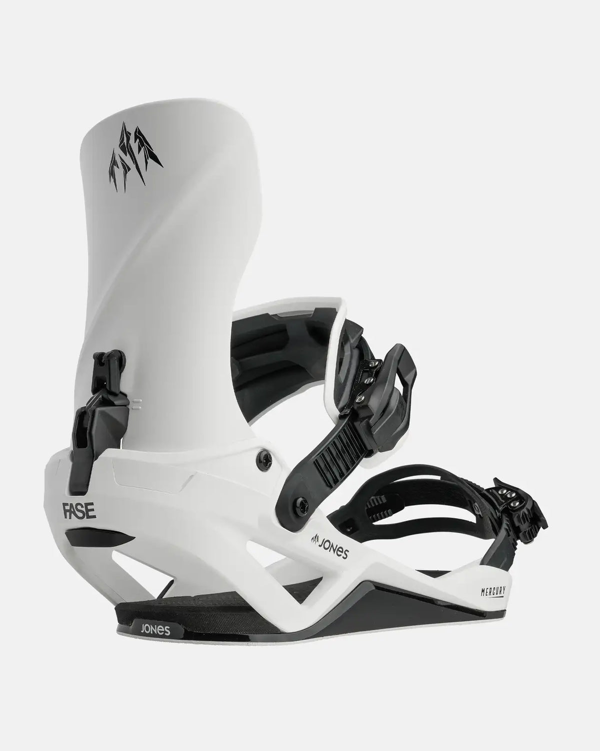 JONES Mercury FASE® Snowboard Binding- Cloud White