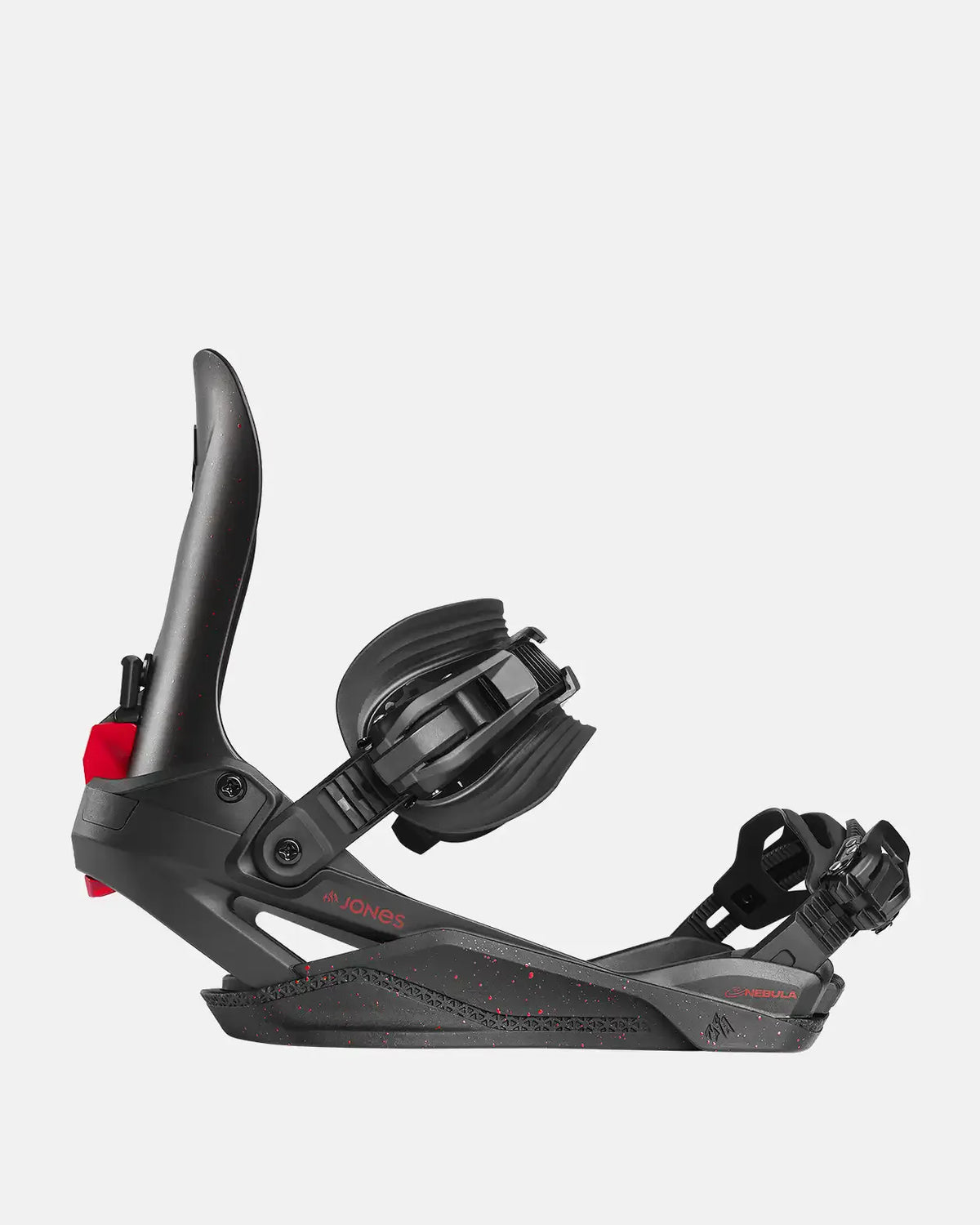 JONES Nebula FASE® Snowboard Binding - Tweaker Black/ Red
