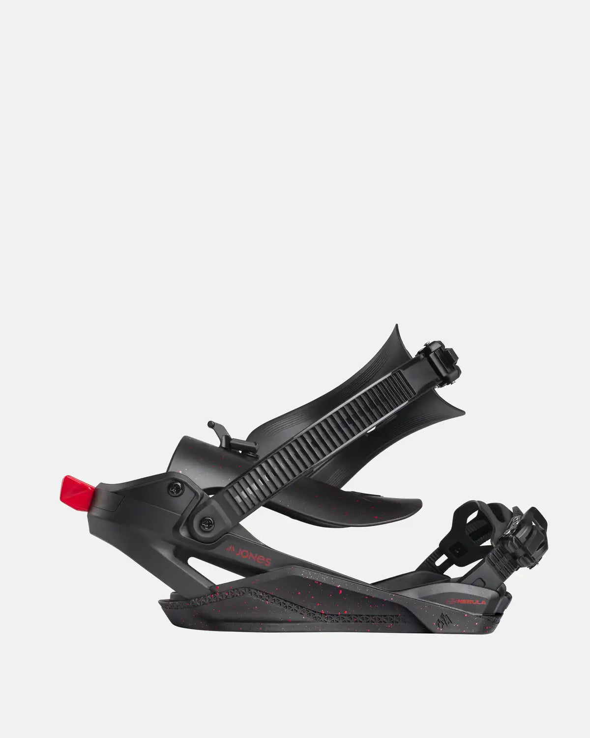 JONES Nebula FASE® Snowboard Binding - Tweaker Black/ Red