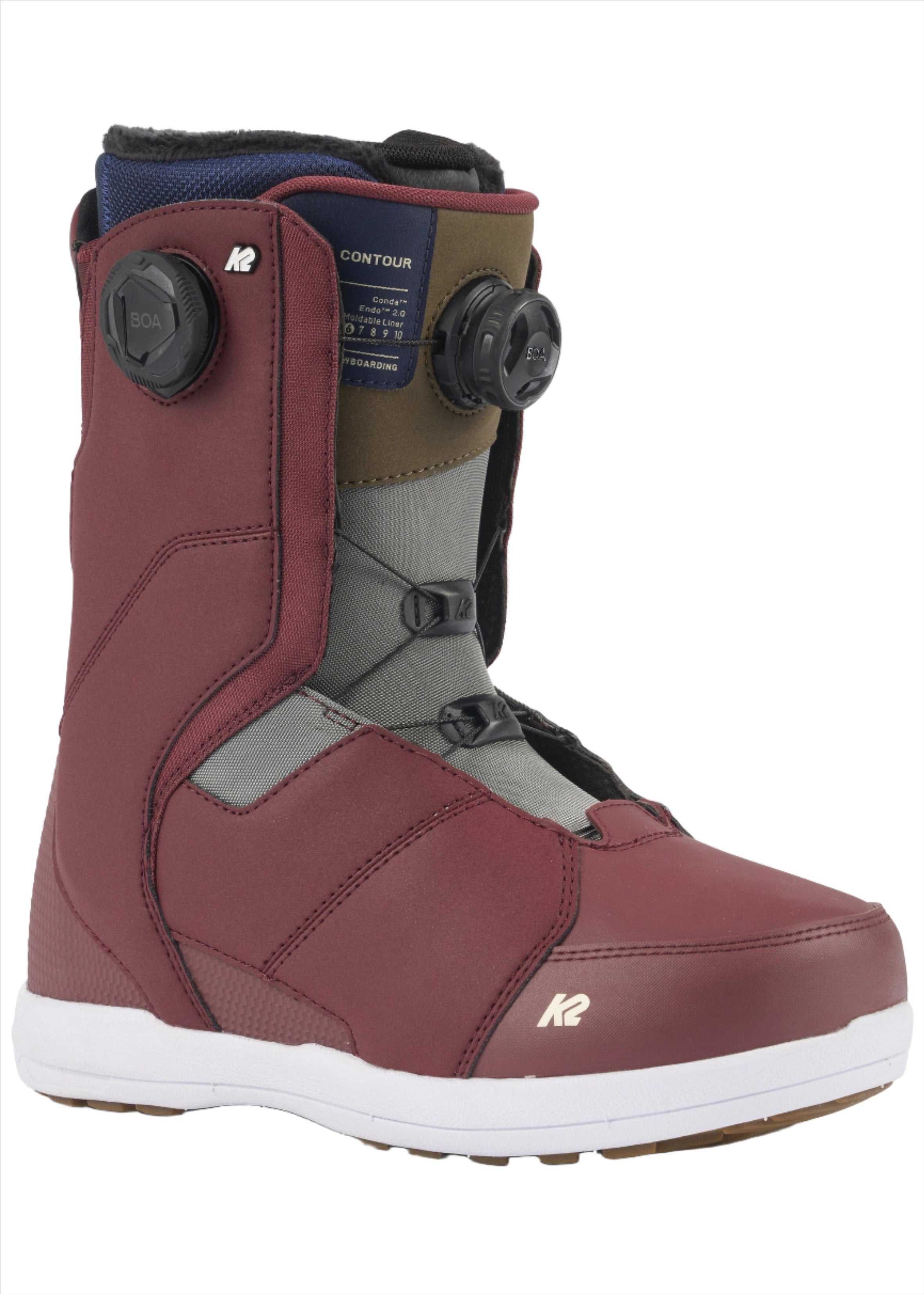 Snowboard Boots K2 CONTOUR Double Boa, Womens- Co-Ed