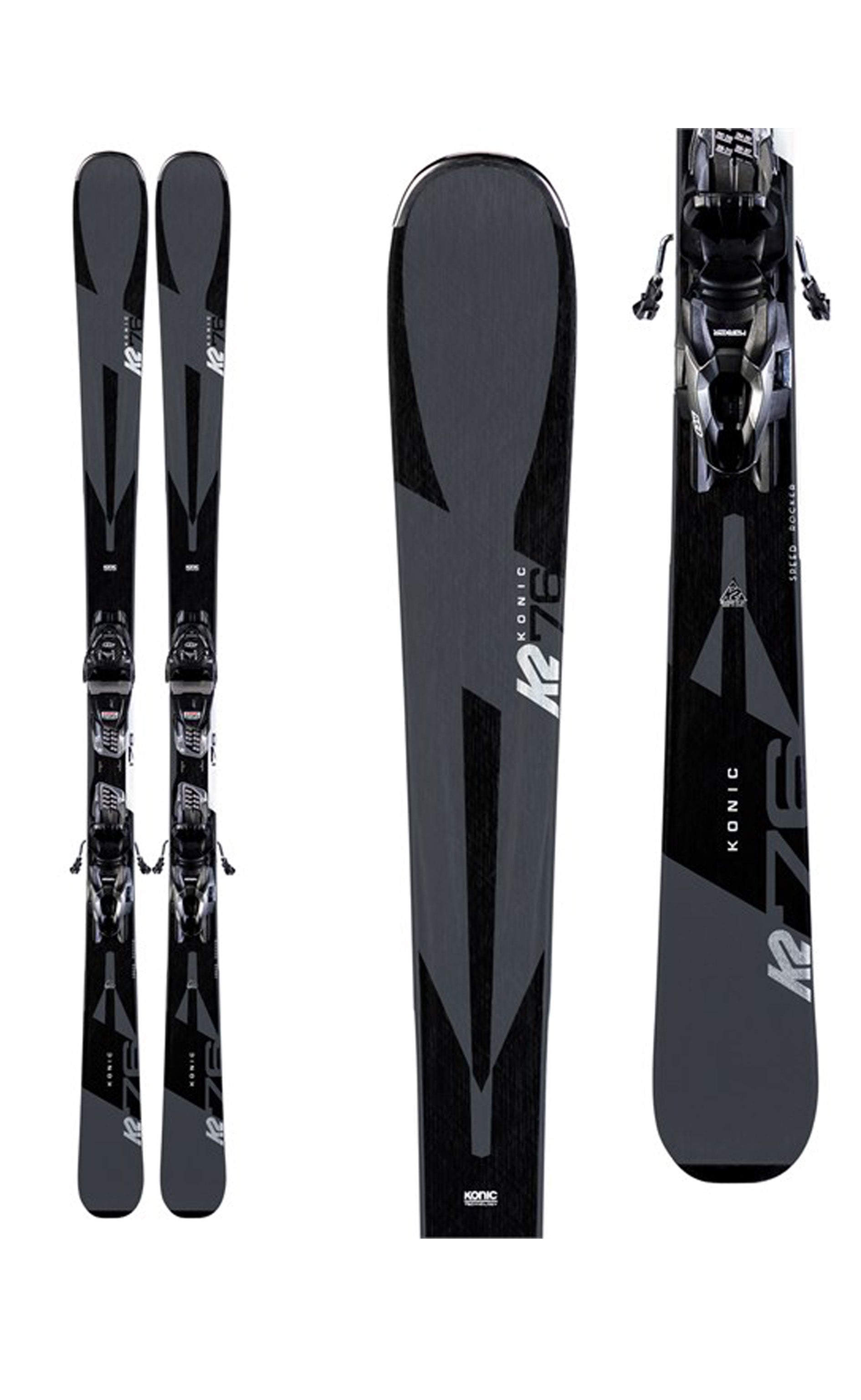 SKIS K2 KONIC 76 SKIS + M3 10 COMPACT QUICKCLICK BINDINGS 2020 - Alleydesigns Pty Ltd ABN: 44165571264