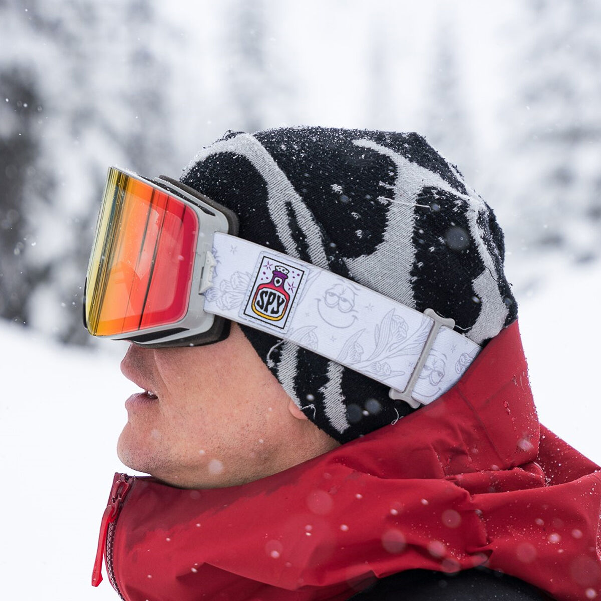 Snow Goggles SPY MARAUDER Victor Daviet Lens Happy Bronze with Platinum Mirror & Happy LL Persimmon- Silver Mirror