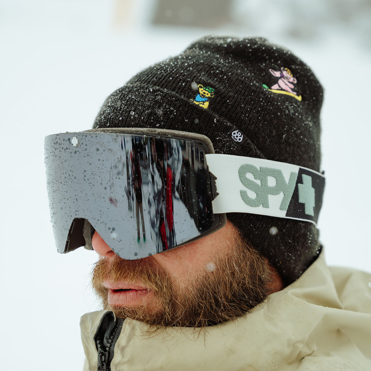 Snow Goggles SPY MARAUDER Warm Gray Lens Happy Gray Green with Black Mirror & Happy LL Persimmon with Silver Mirror