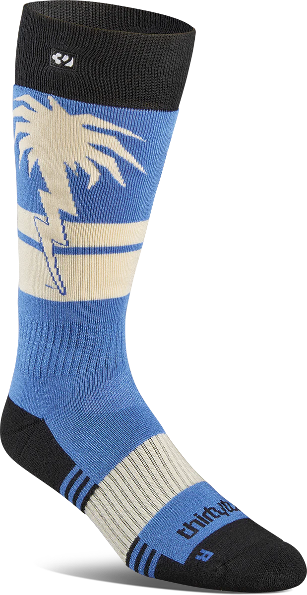 Snow Socks THIRTYTWO Spring Break Mens Socks Blue/Black - 2025