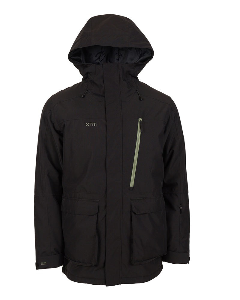 XTM Snow Jacket MAVERICK II -Black Khaki zip