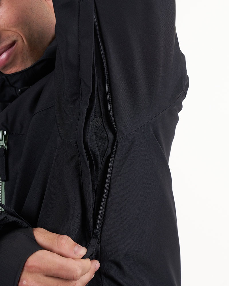 XTM Snow Jacket MAVERICK II -Black Zip