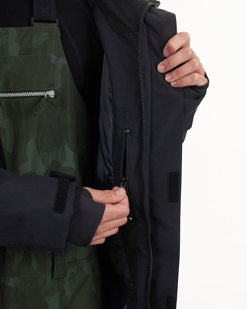 XTM Snow Jacket MAVERICK II -Black Zip